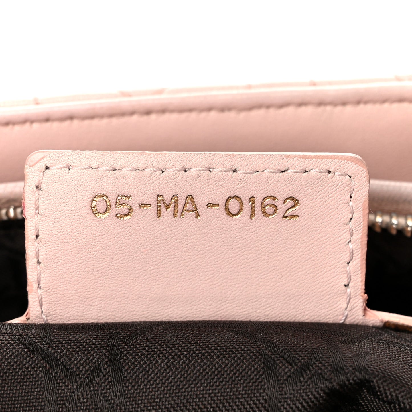 Lambskin Cannage Large Lady Dior Light Pink