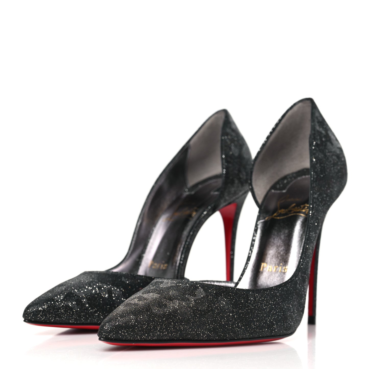 Glitter Iriza Kid Flinstar 100 Pumps 38.5 Black