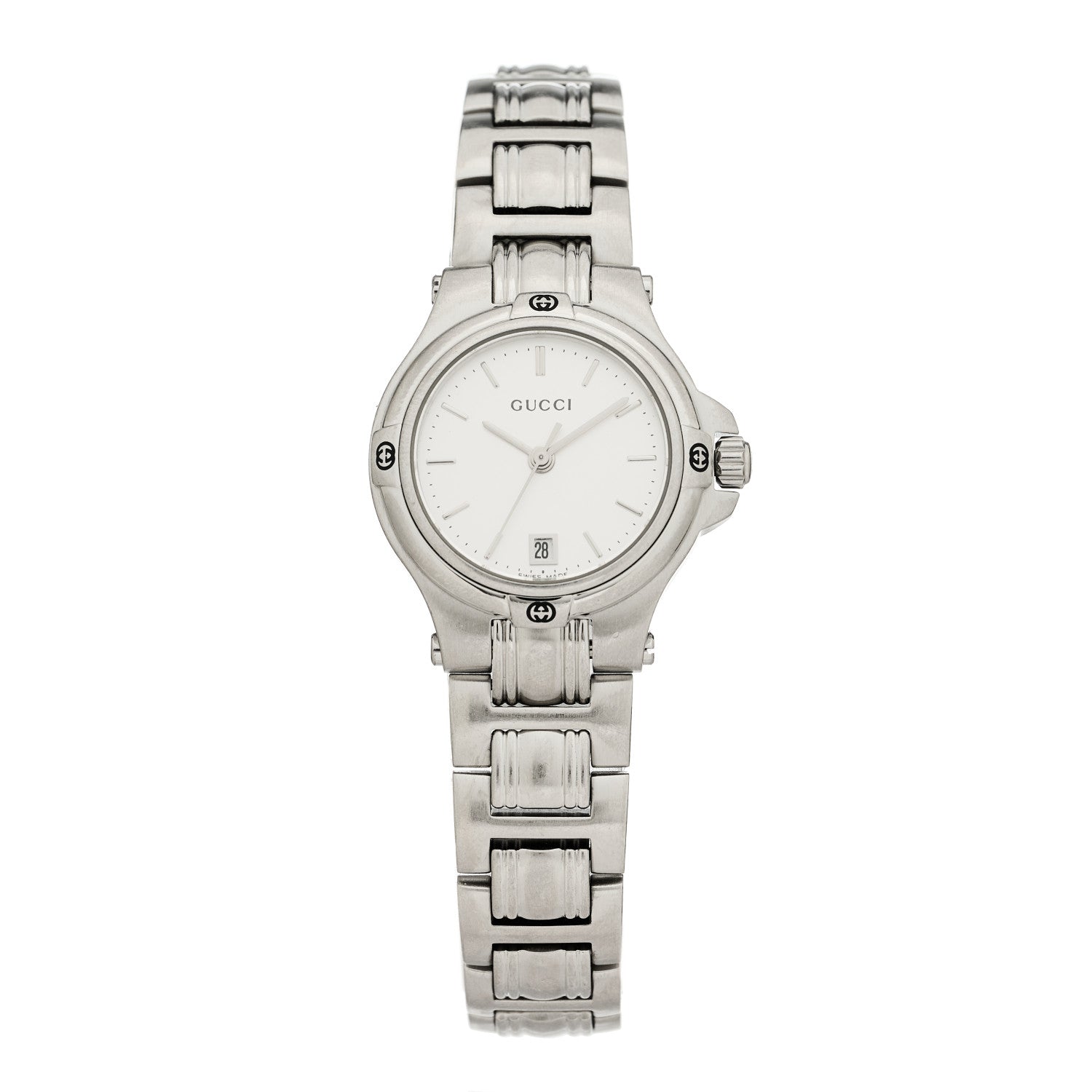 Gucci Stainless Steel 26mm 9040L Quartz Watch 1819791 – FASHIONPHILE
