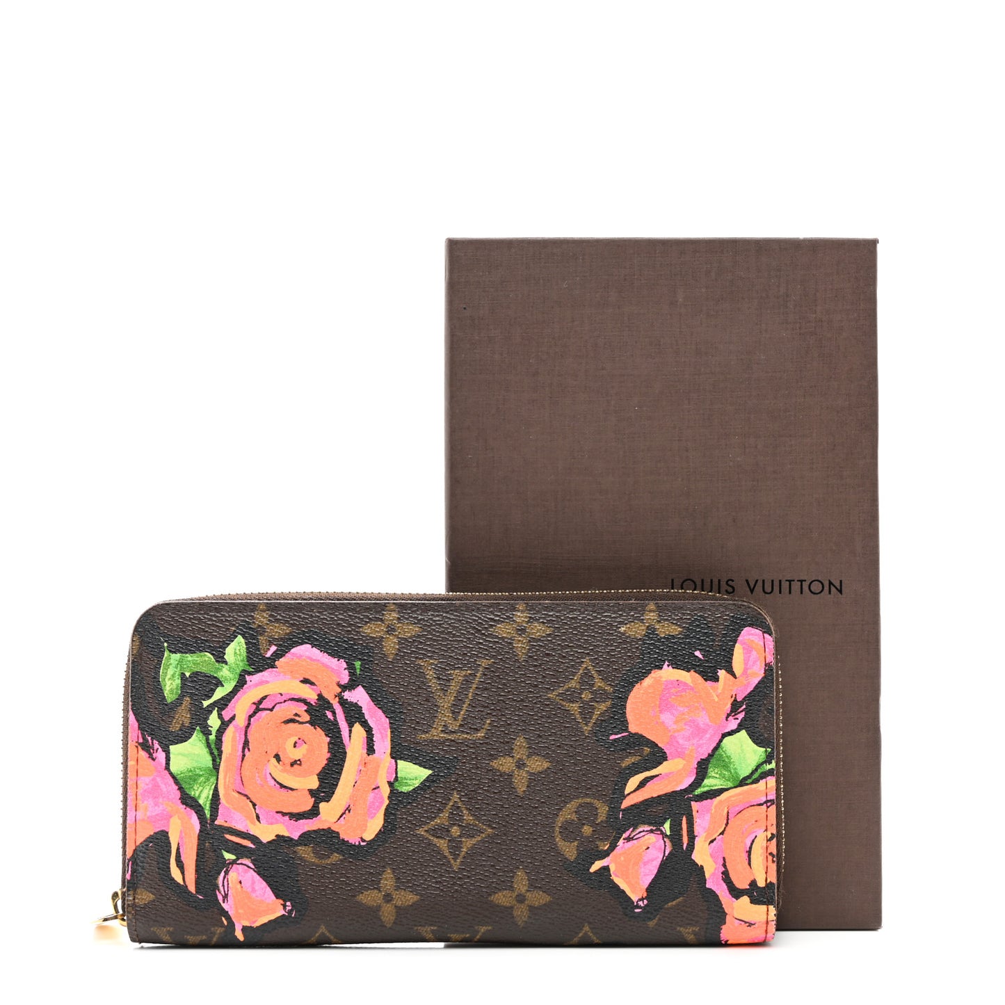 Monogram Roses Zippy Wallet