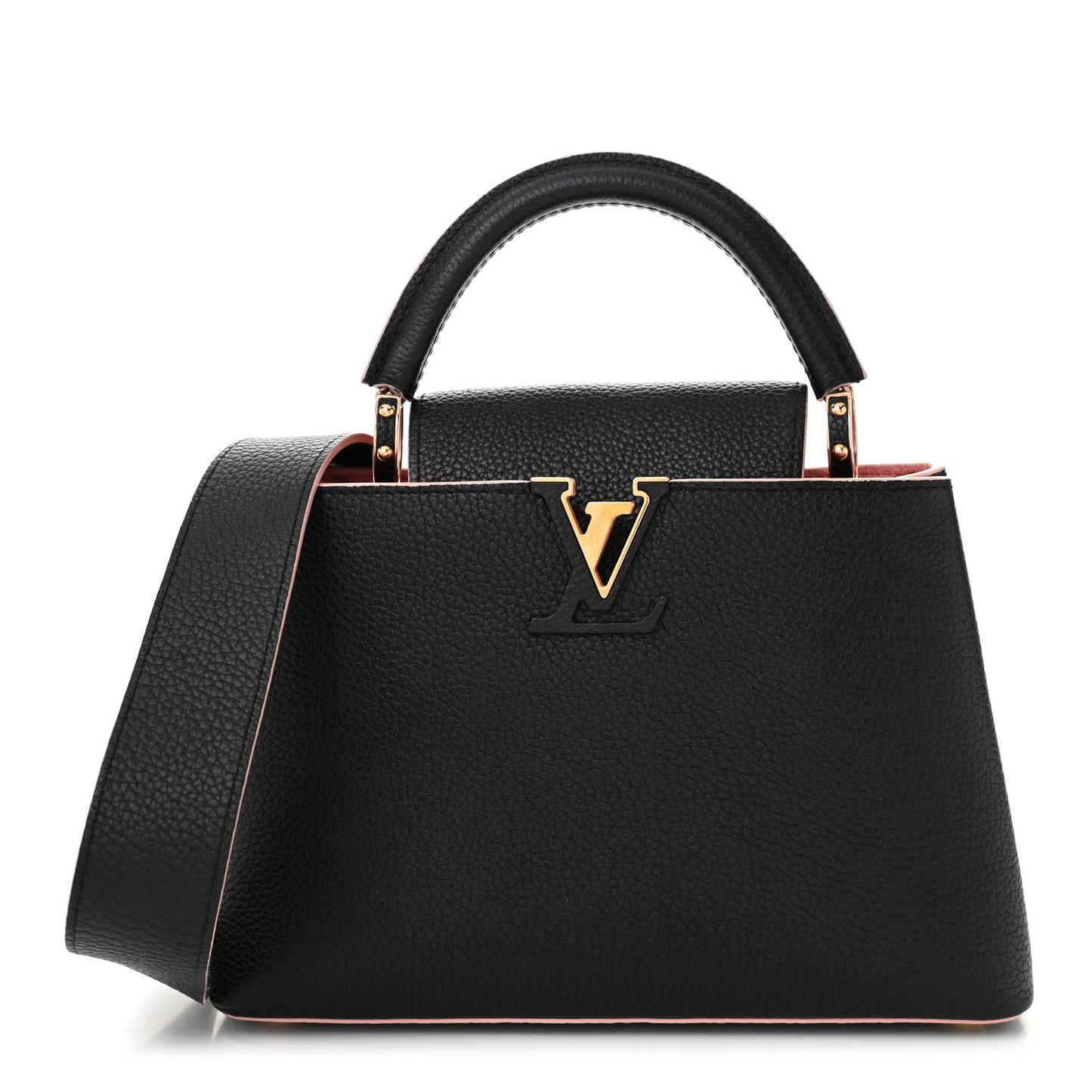 Taurillon Capucines BB Black Pink