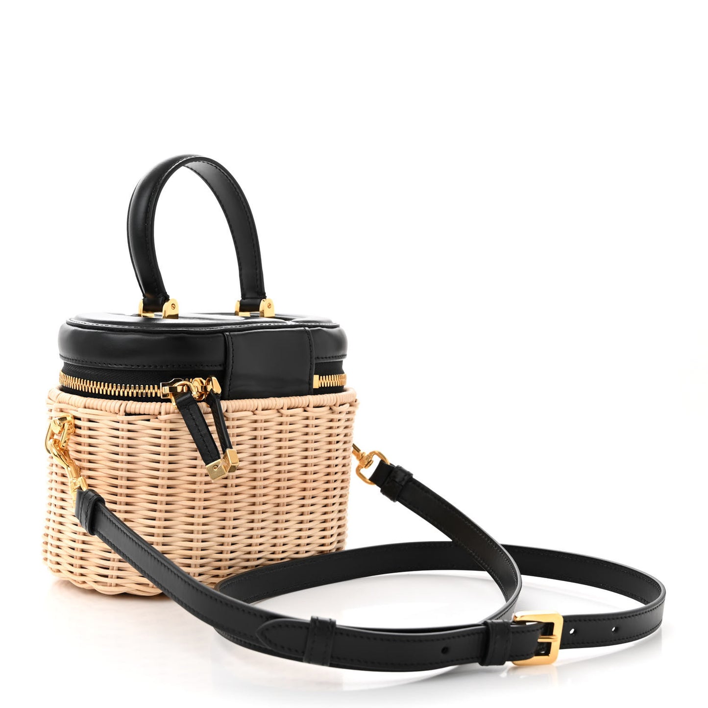 Wicker CD Vanity Black