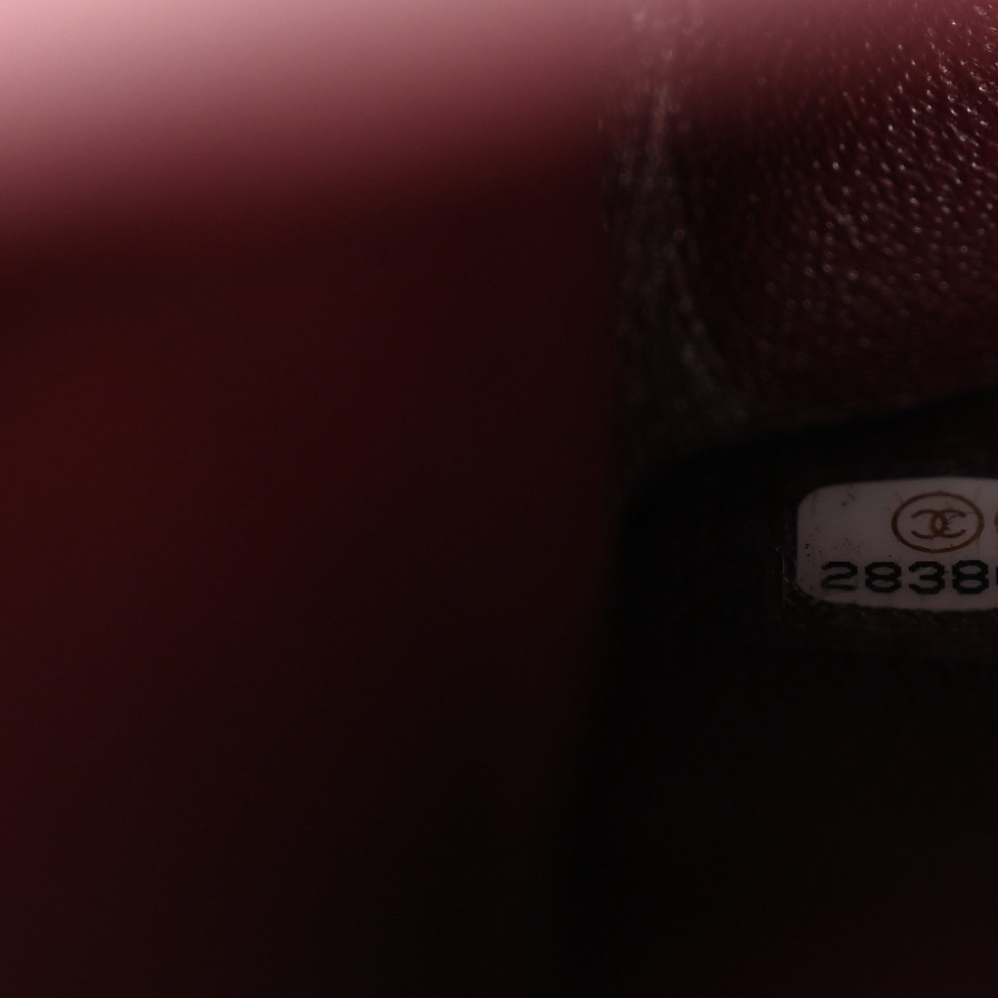 Lambskin Quilted Medium Double Flap Burgundy