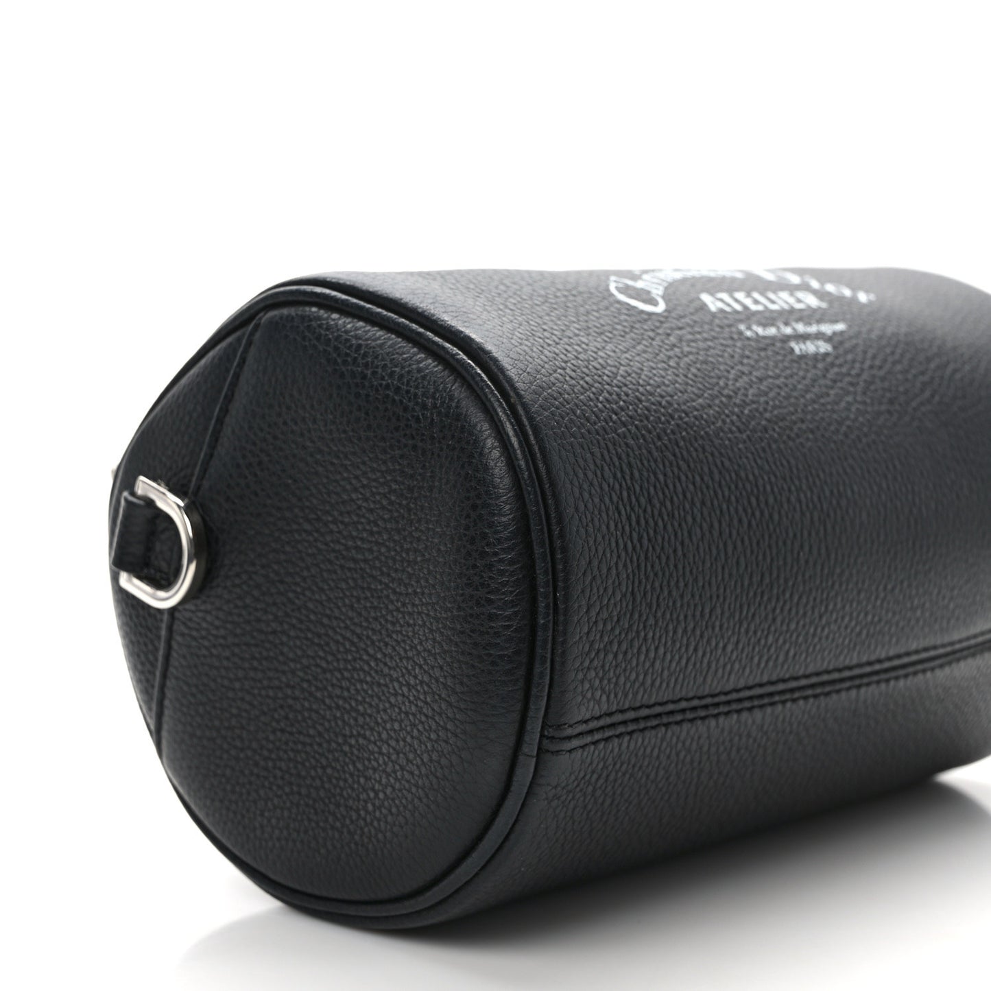 CHRISTIAN DIOR HOMME Grained Calfskin Mens Roller Pouch Black