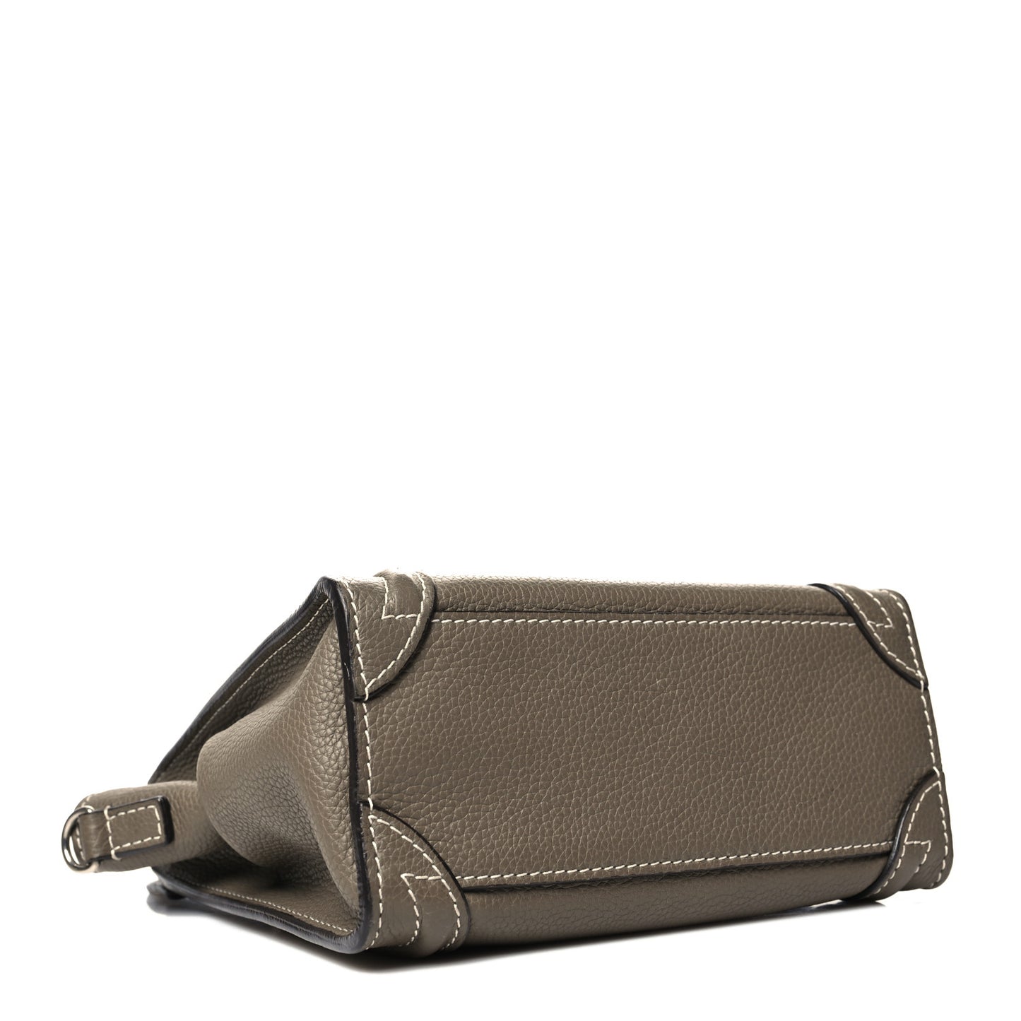 Drummed Calfskin Nano Luggage Souris