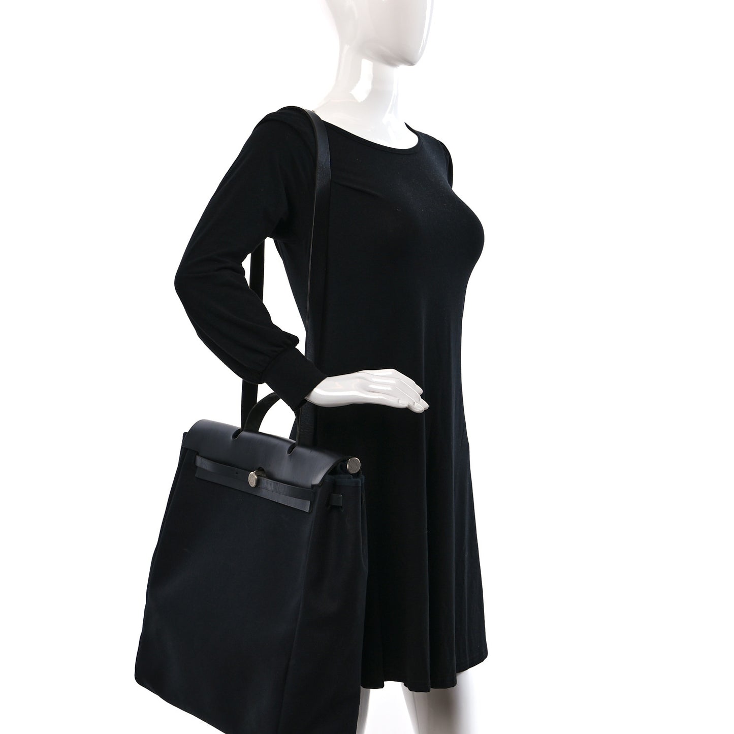 Toile Vache Calfskin Herbag 39 MM Black