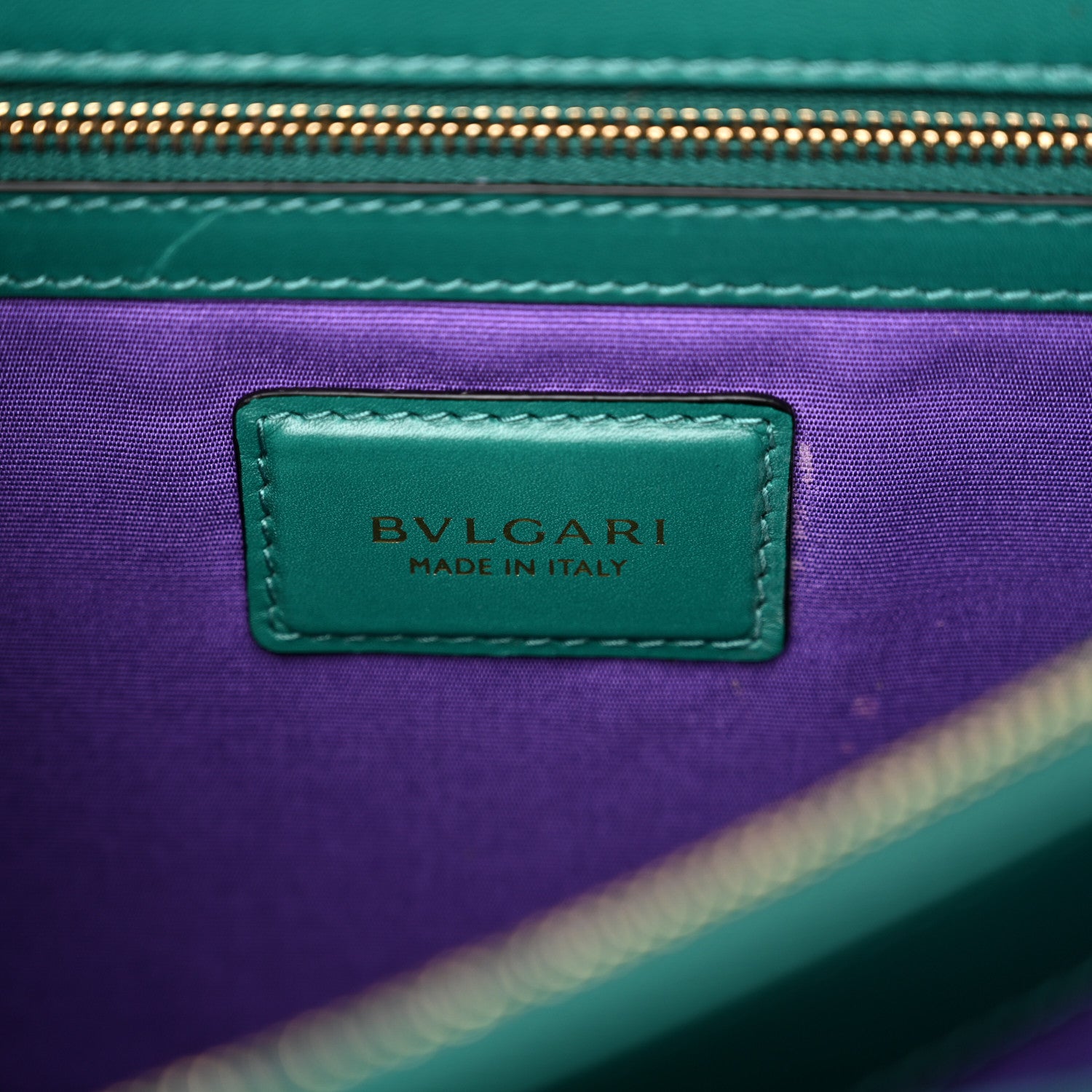 Bulgari Calfskin Medium Serpenti Forever Crossbody Bag Emerald Green 6 of 12