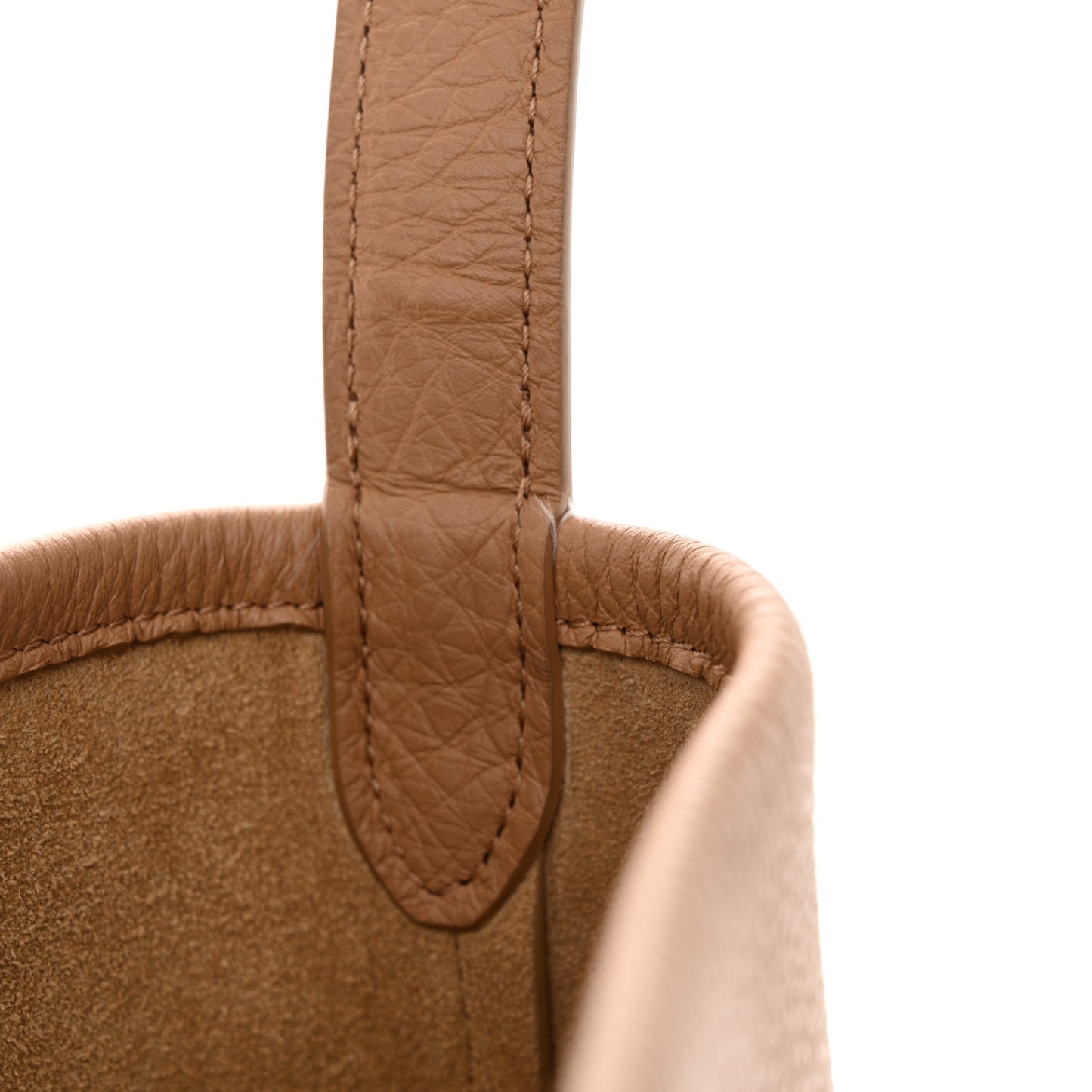 Grained Calfskin Medium N/S Park Tote Cinnamon