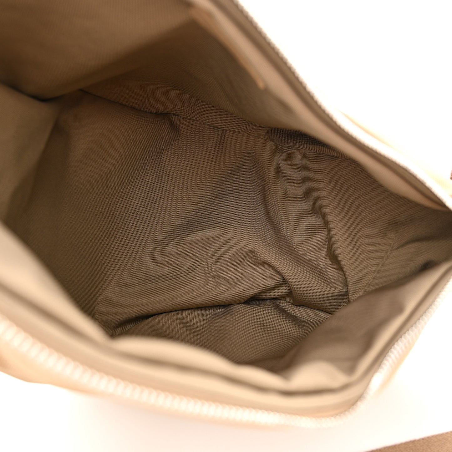 Nylon Small Slouchy Banana Bag Dune