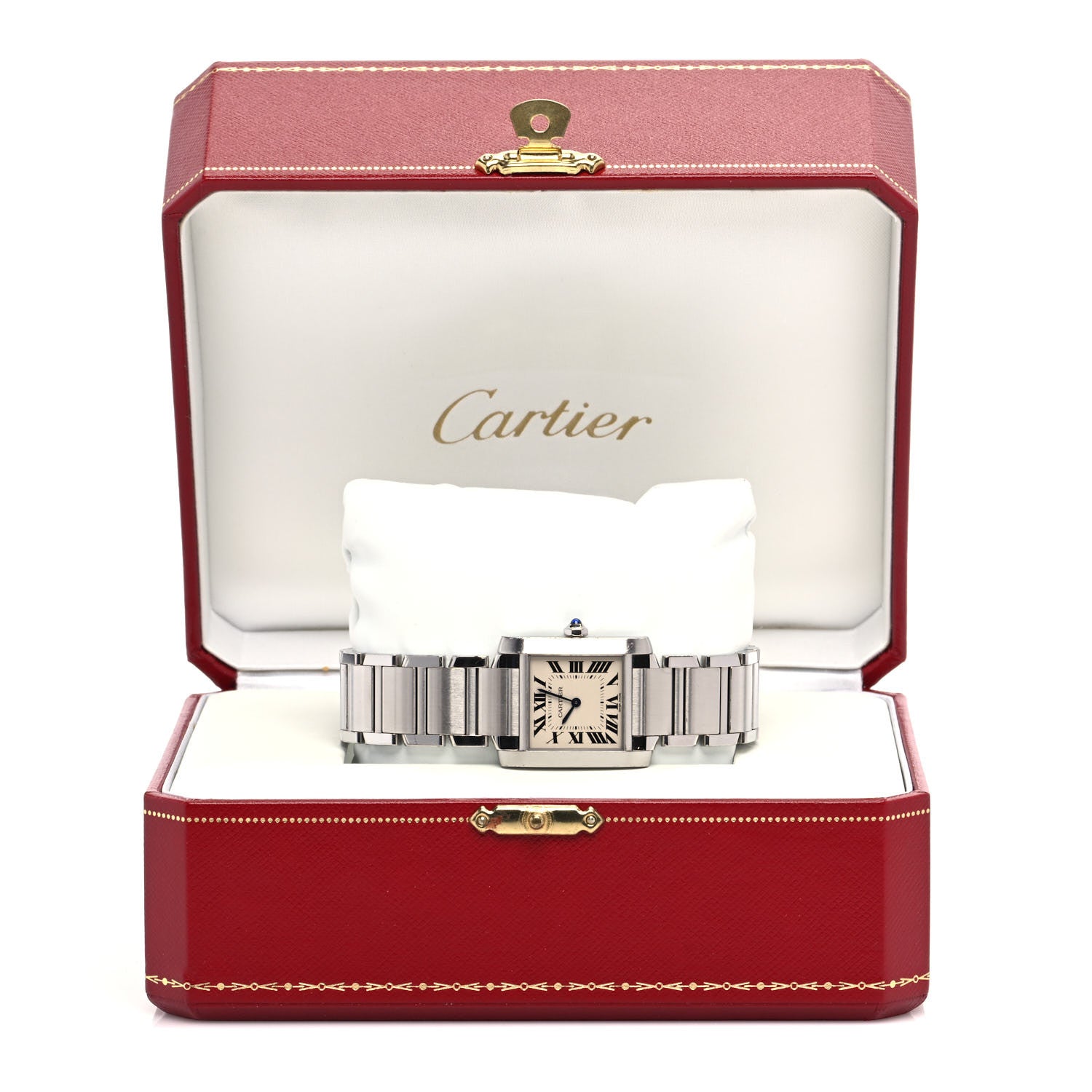 Cartier Stainless Steel 25mm Tank Francaise Quartz Watch 5 of 5