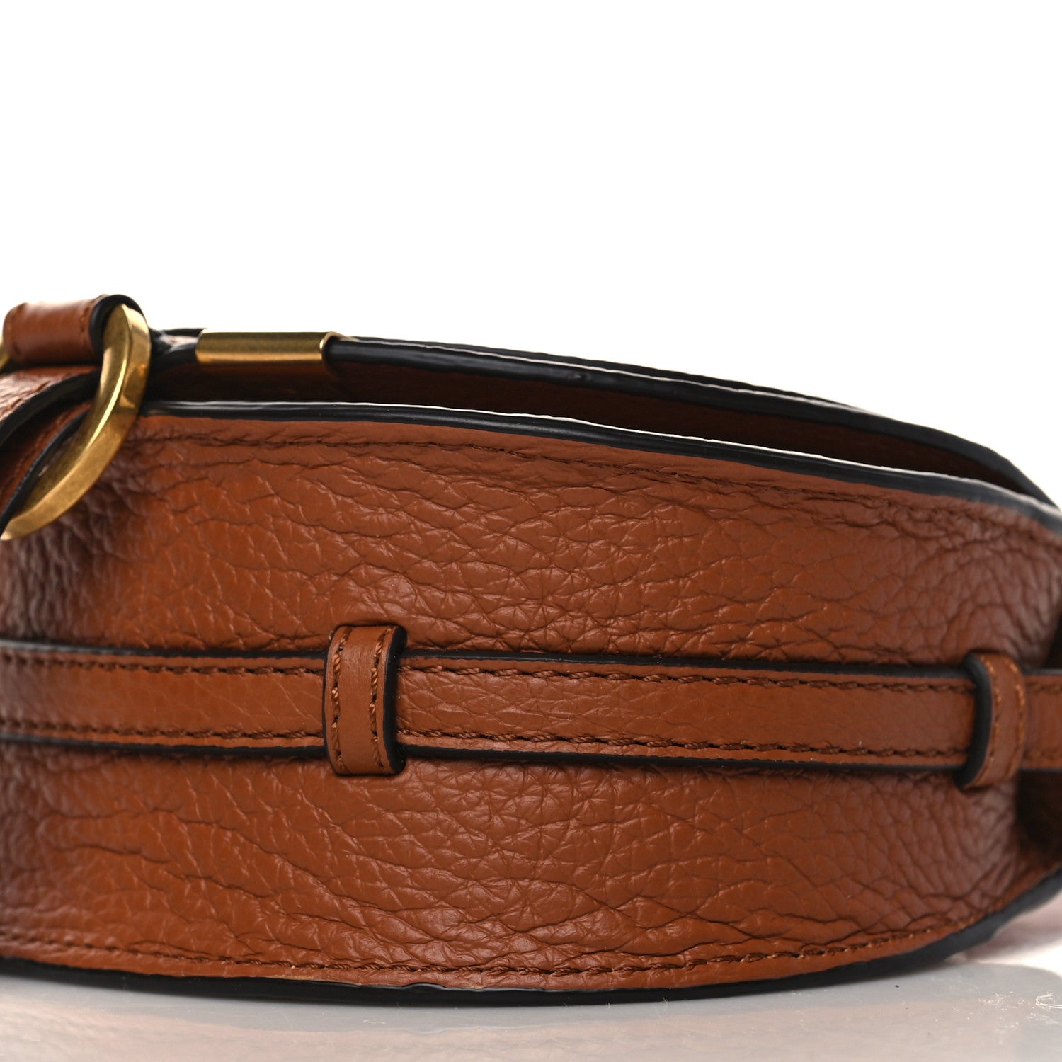 Chloe Calfskin Nano Marcie Saddle Bag Tan 9 of 9
