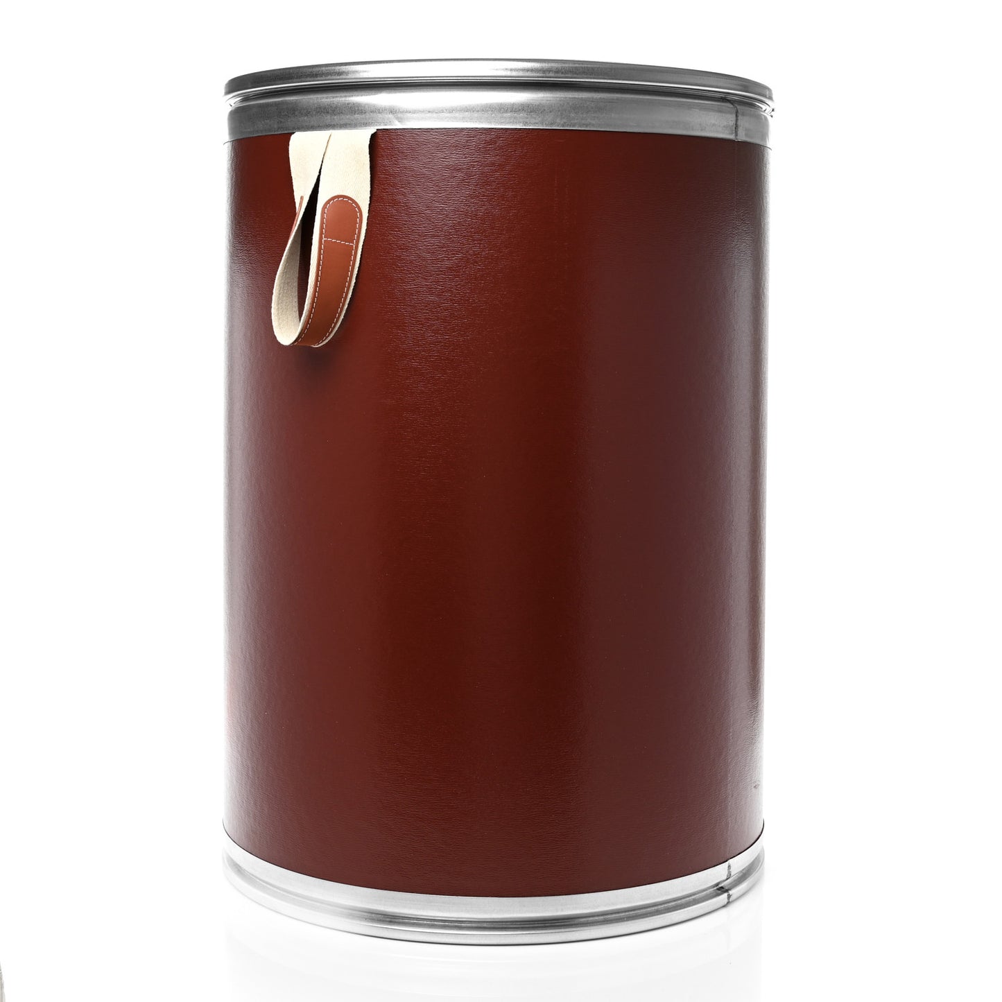 Kraft Paper Metal Canvas Saddle Box Rouge H