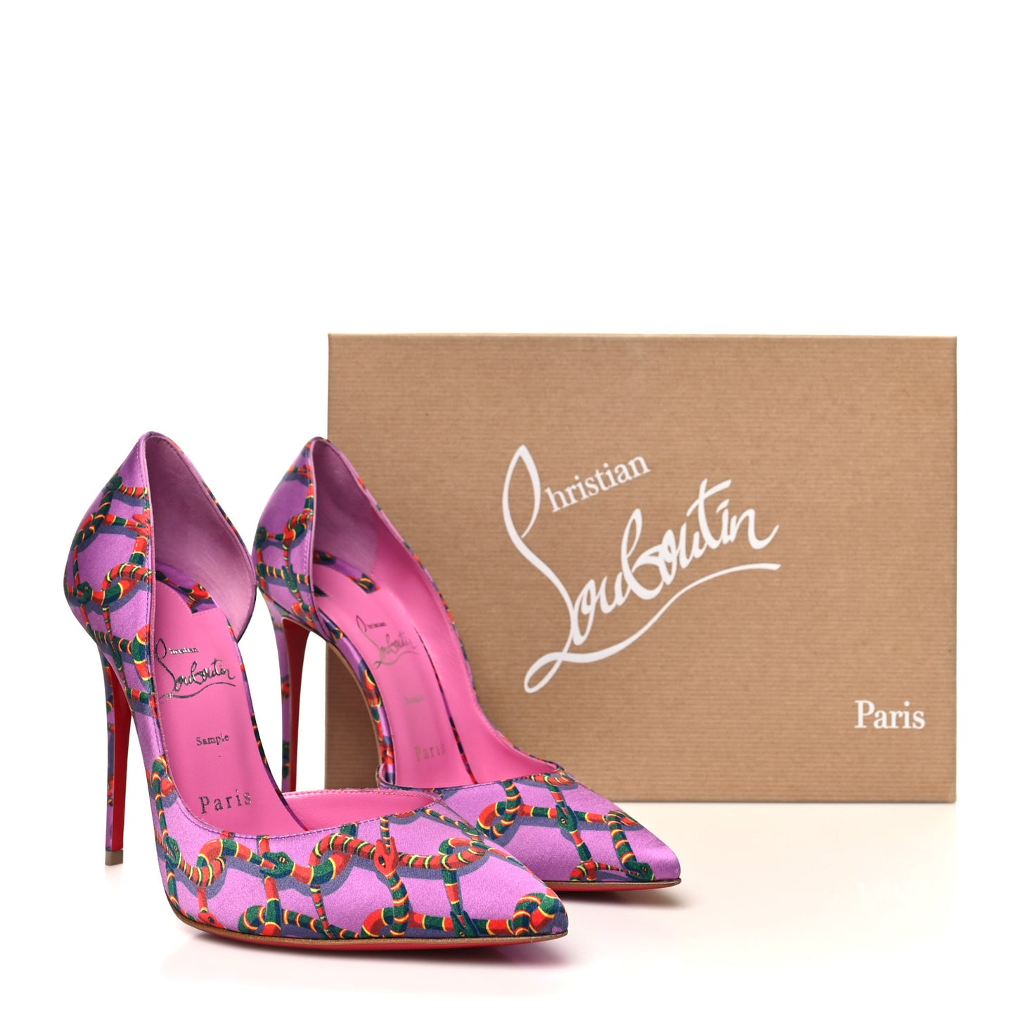Satin Printed Iriza 100 Pumps 37 Gummy