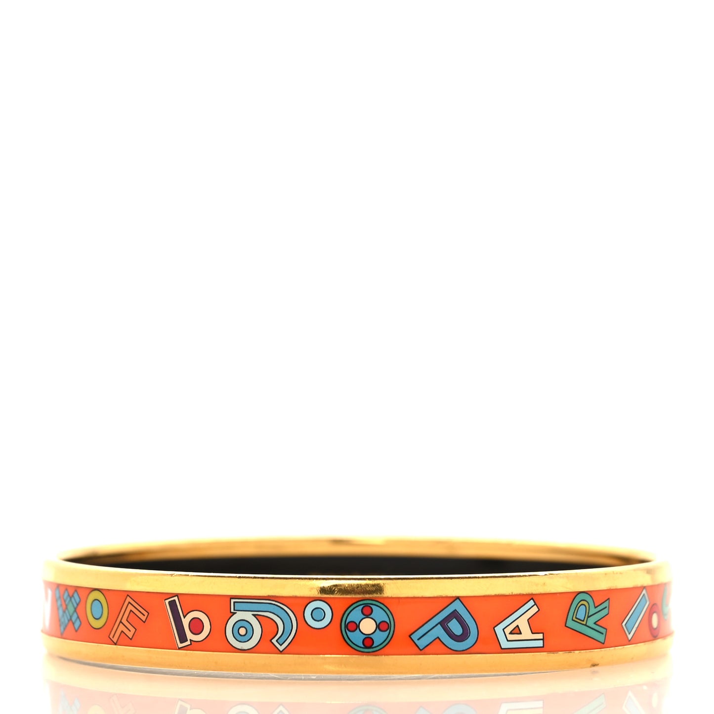 Enamel Narrow Printed Tohu Bohu Bracelet 65