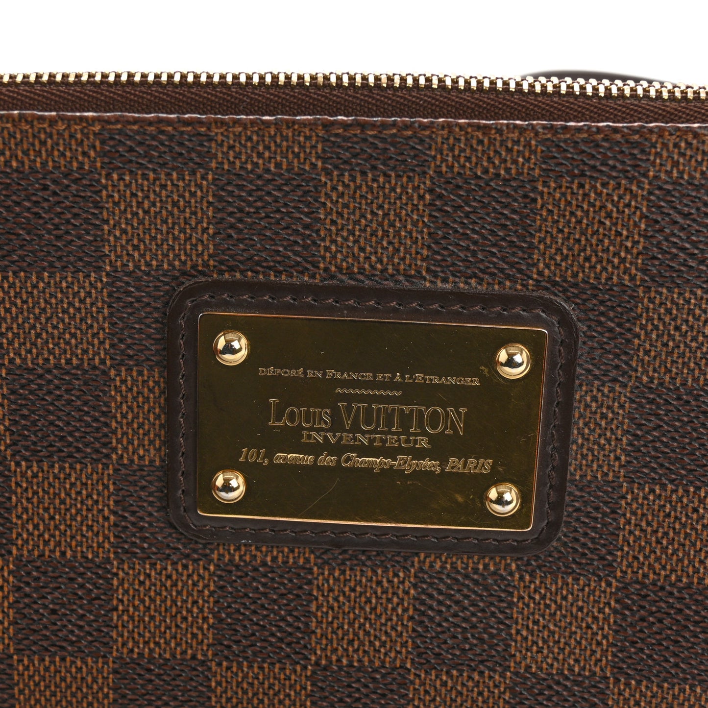 Damier Ebene Eva Clutch