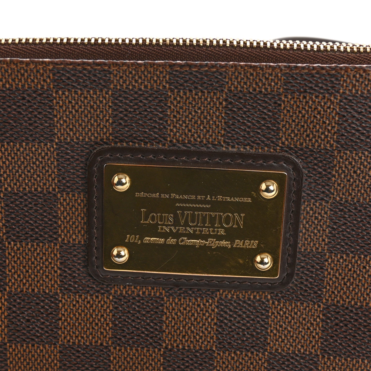 Louis Vuitton Damier Ebene Eva Clutch 13 of 15