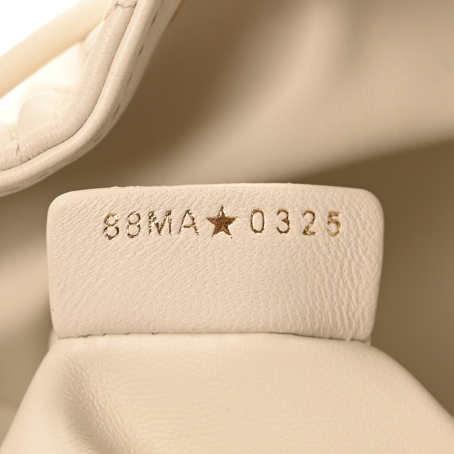 Christian Dior Lambskin Macrocannage Small Caro Bucket Bag Latte 7 of 10