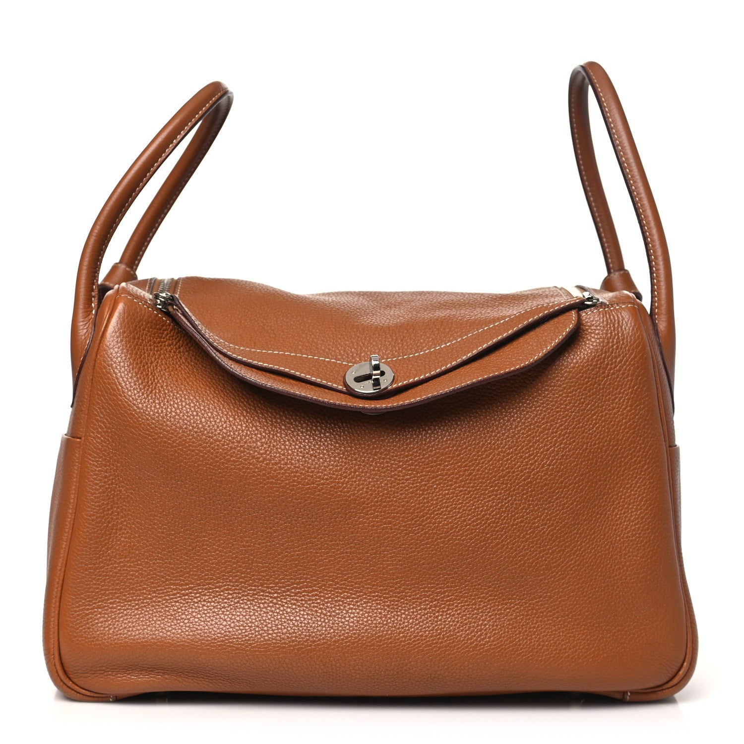 Hermes Taurillon Clemence Lindy 34 Gold 1 of 13