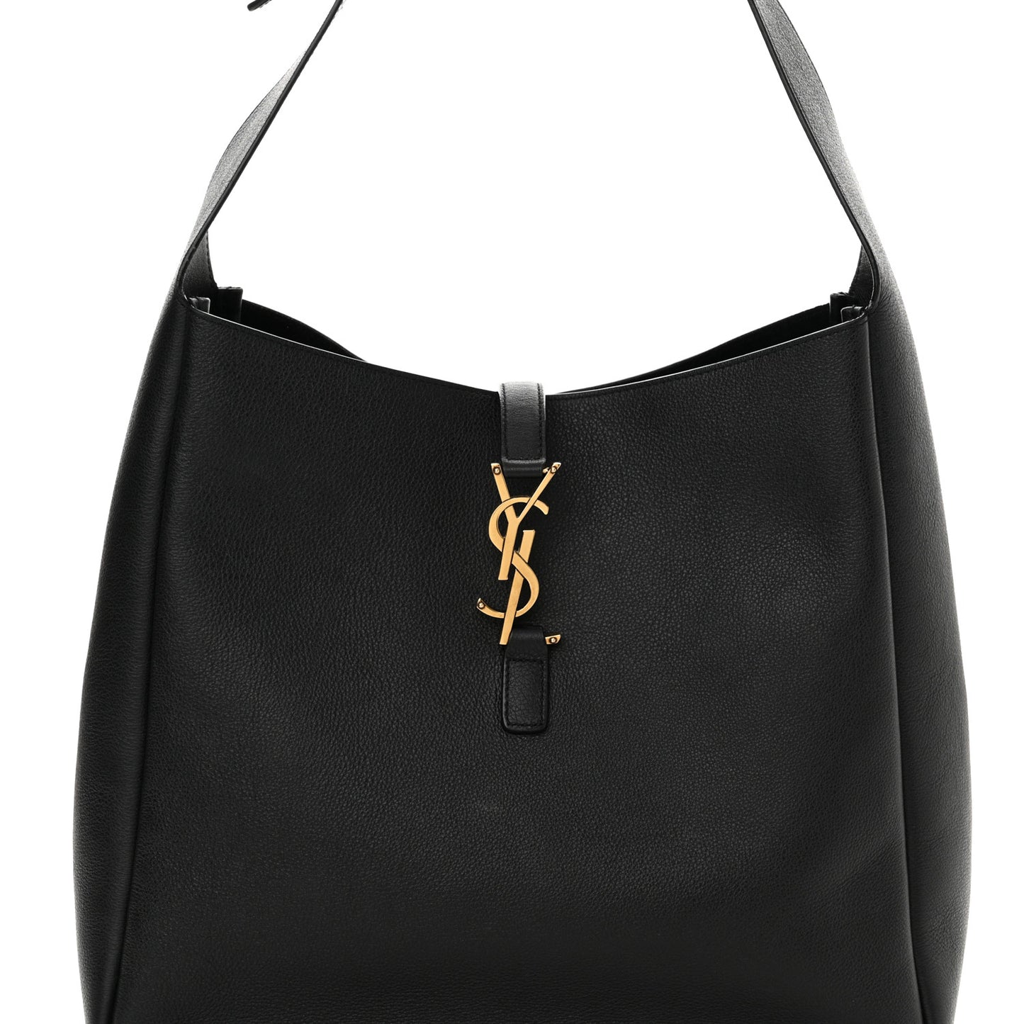 Supple Calfskin Large Le 5 A 7 Soft Hobo Black