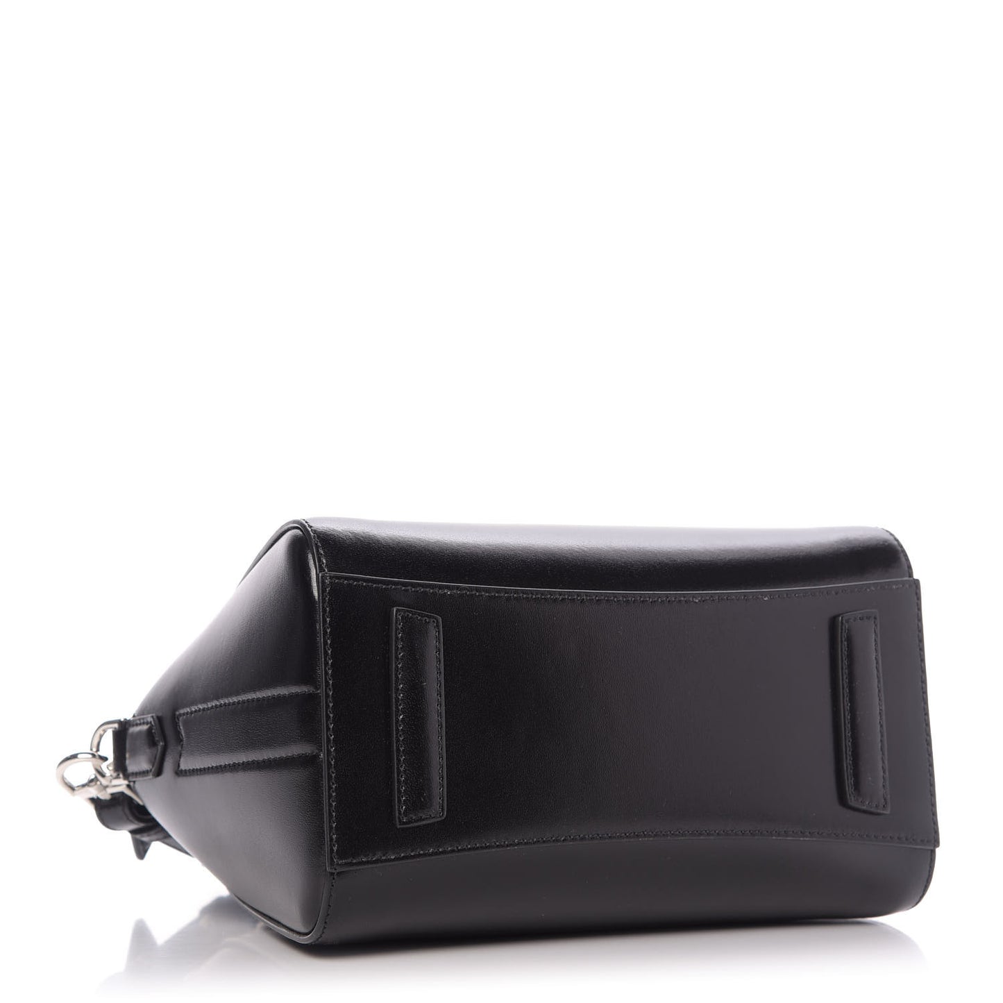 Shiny Lord Calfskin Mini Antigona Black