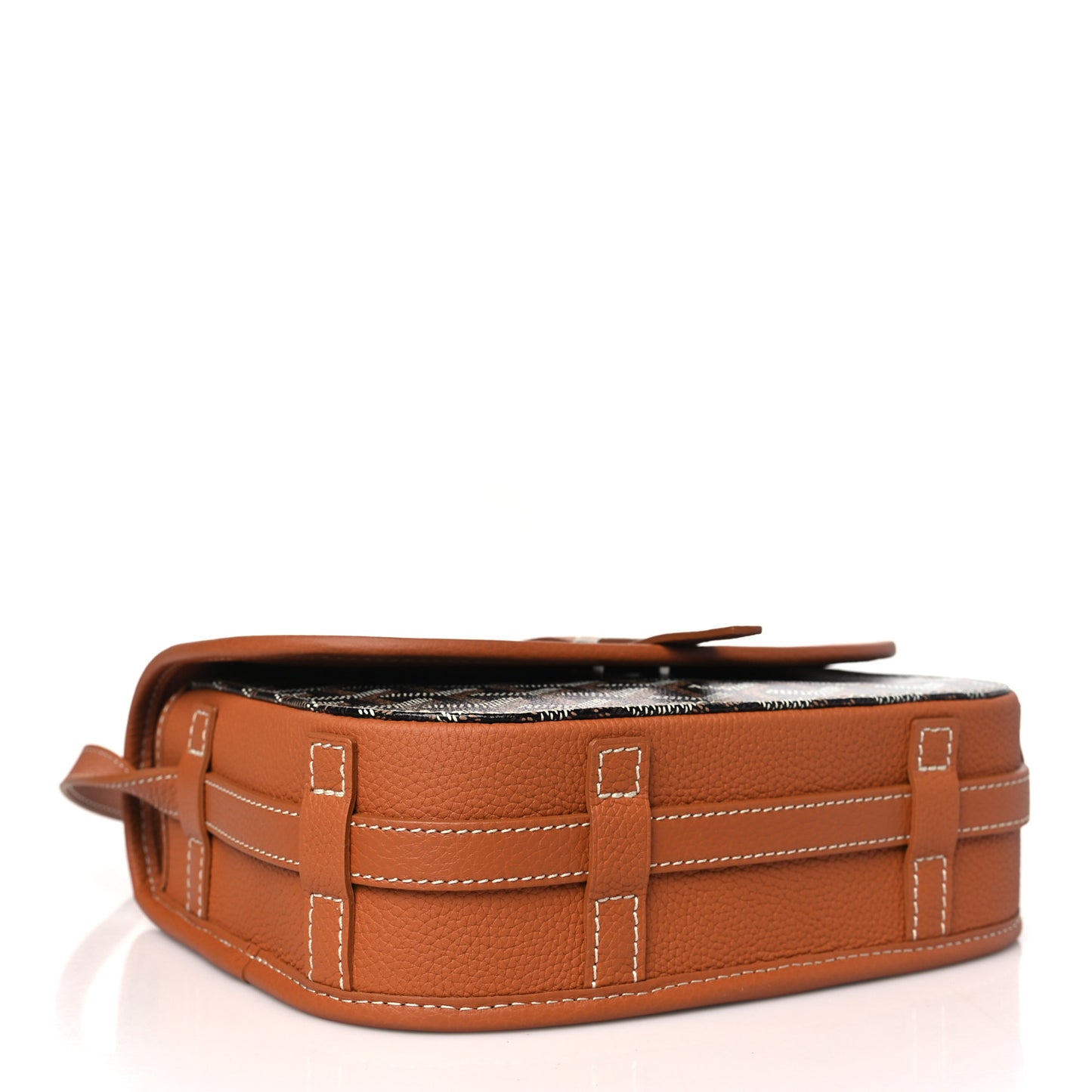 Goyardine Belvedere II PM Messenger Bag Black Gold