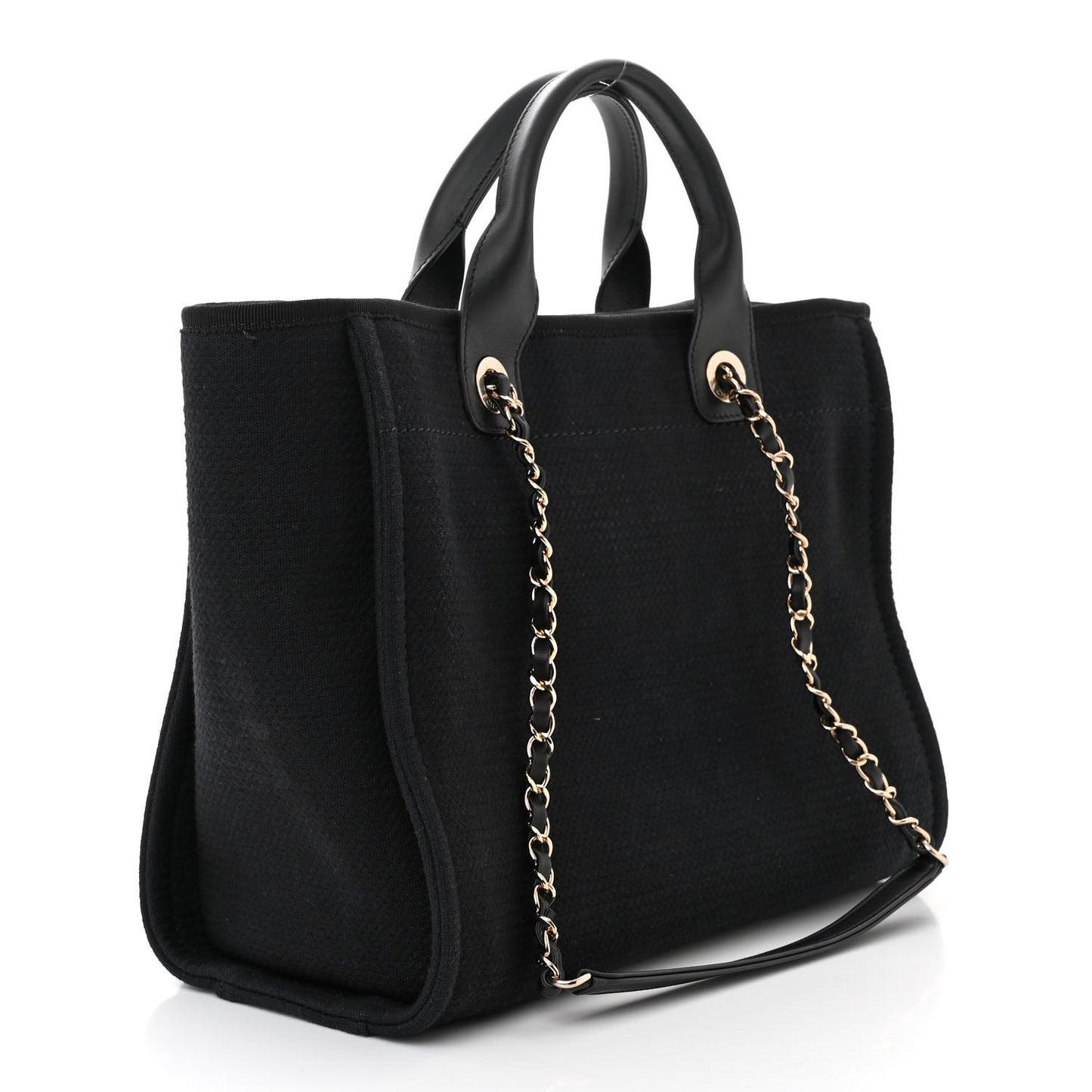 Mixed Fibers Small Deauville Tote Black
