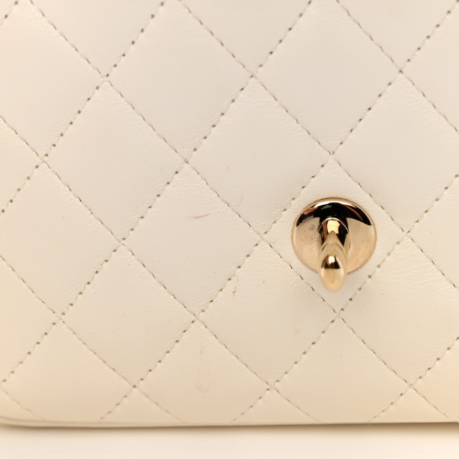 Chanel Lambskin Quilted Side Packs White Black 12 of 17