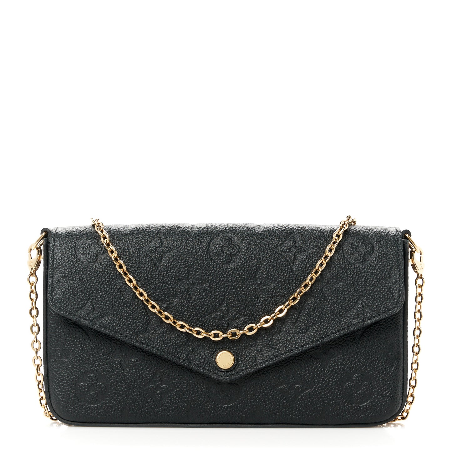 Empreinte Pochette Felicie Chain Wallet Black