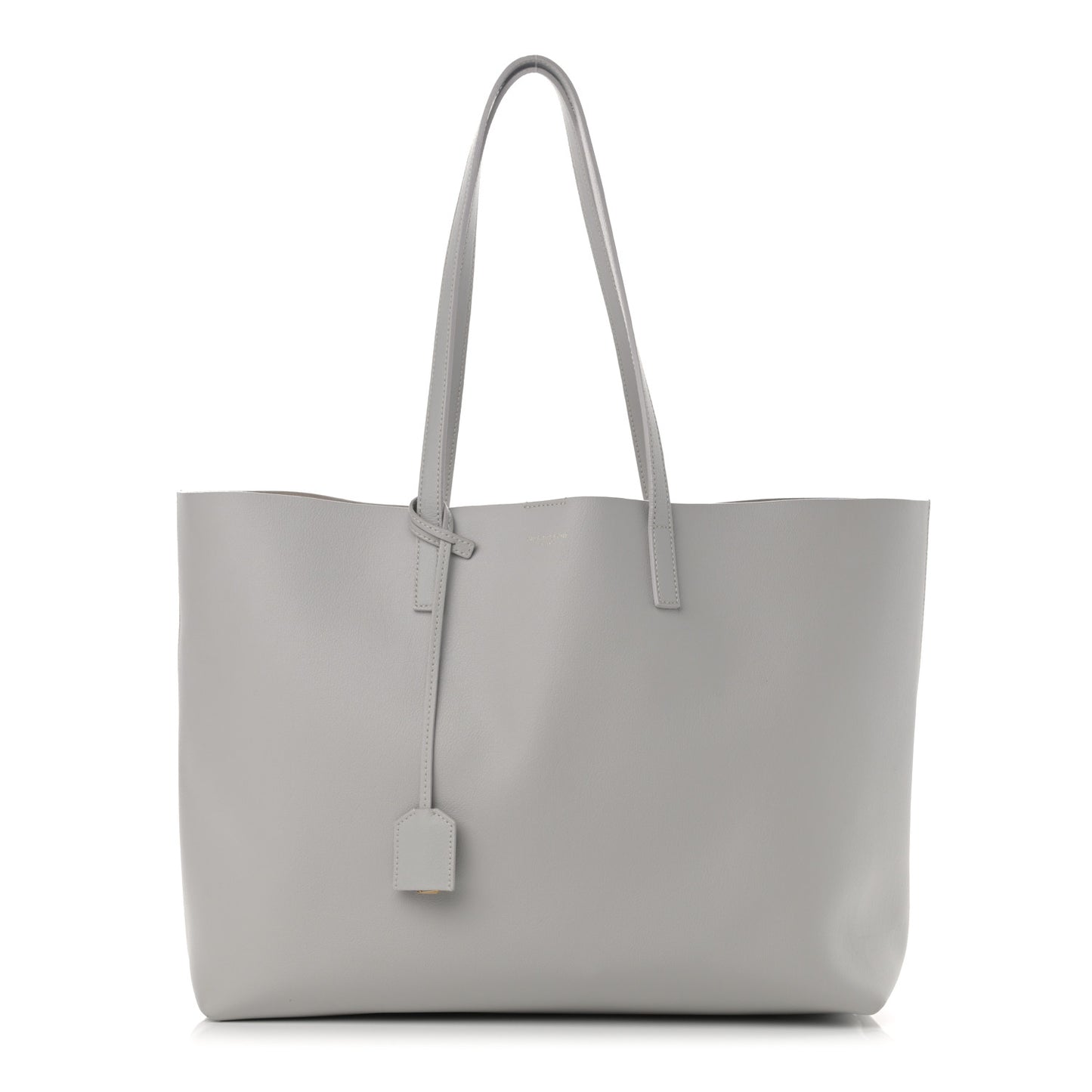 Calfskin Large Shopping Tote Granite