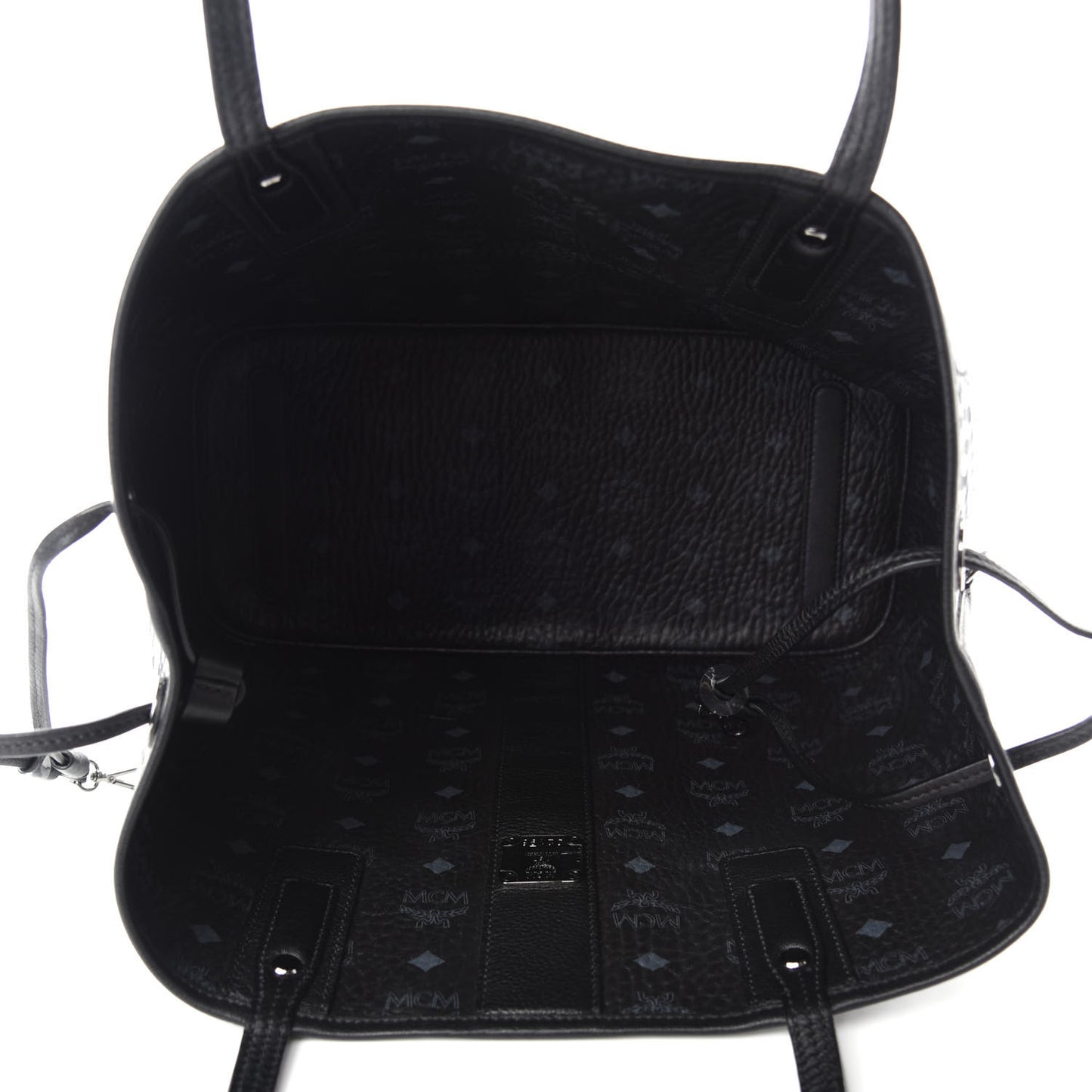 Visetos Large Liz Reversible Shopper Tote Black