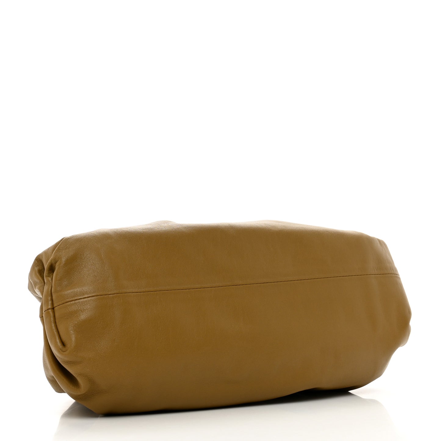 Smooth Butter Calf The Pouch Oversized Clutch Cammello