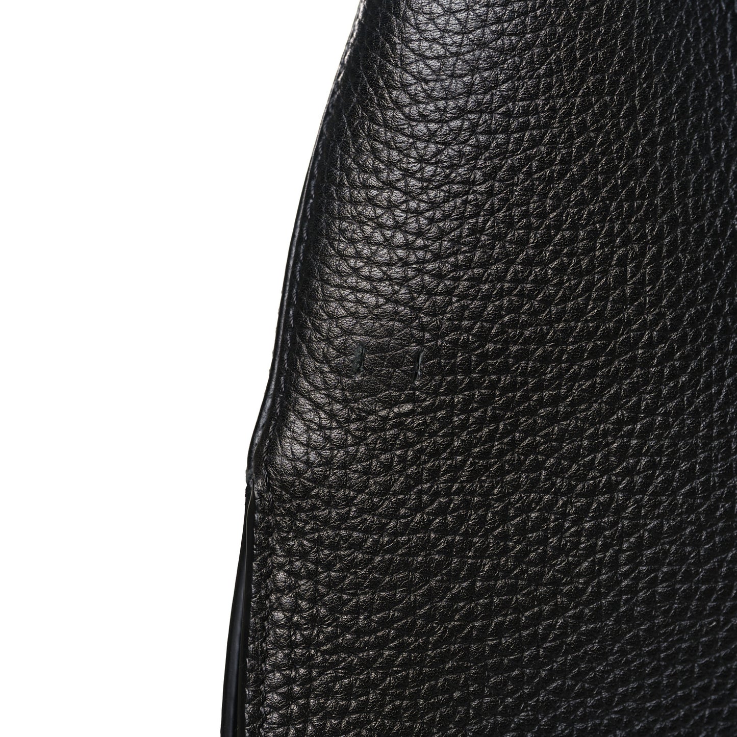 Pebbled Calfskin Small Alix Padlock Zip Hobo Bag Black