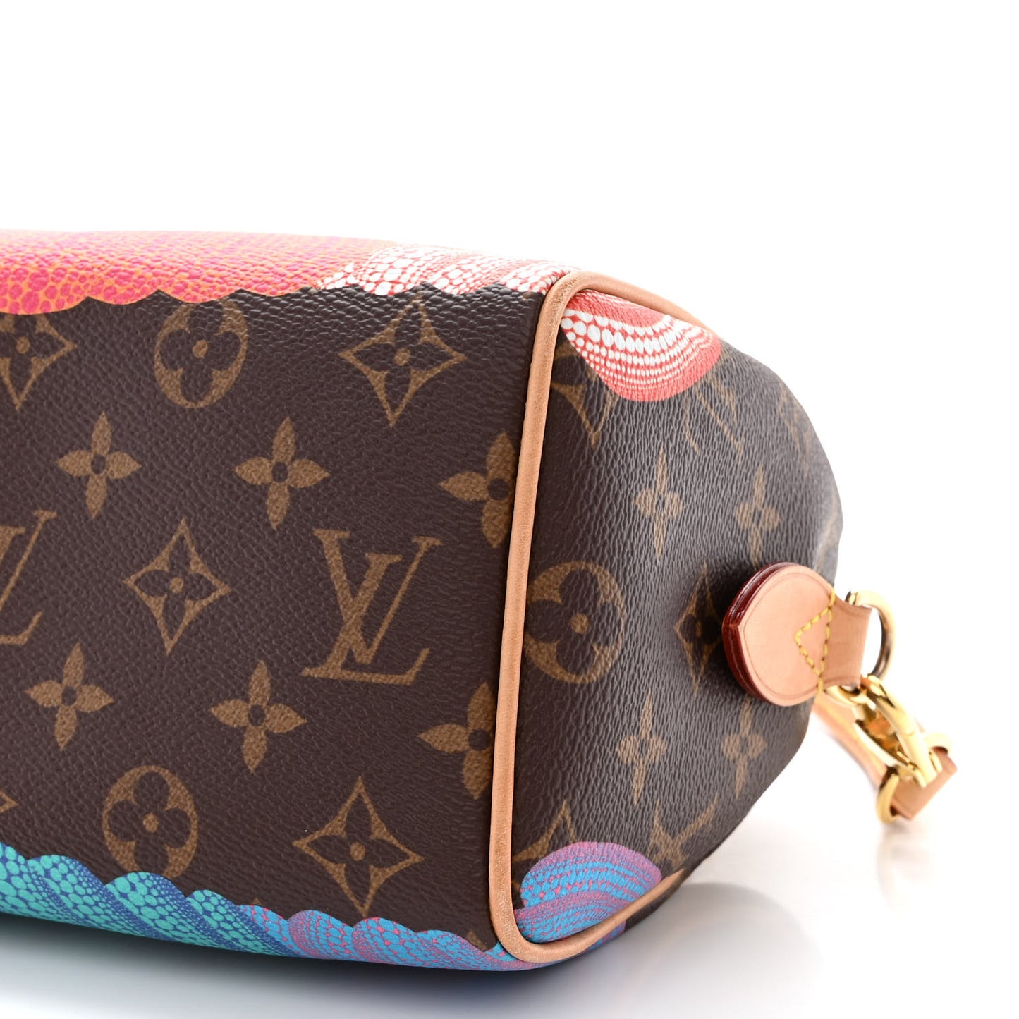 LV X YK Monogram Pumpkins Speedy Bandouliere 20