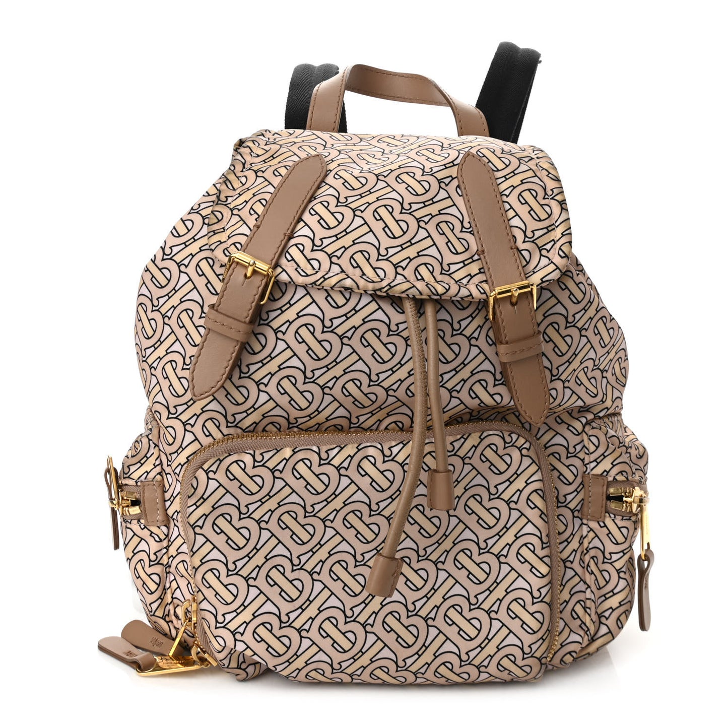 Nylon Monogram Medium Rucksack Backpack Blush