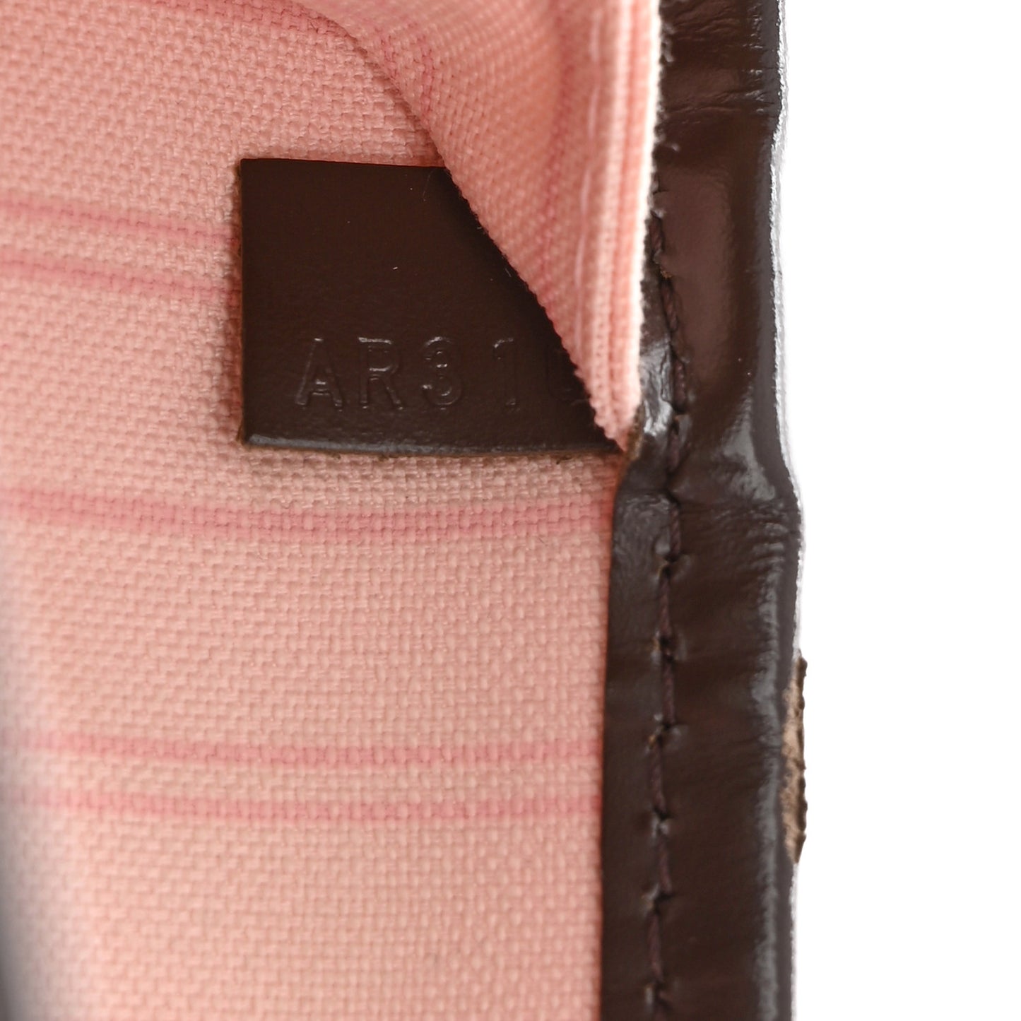Damier Ebene Neo Neverfull MM Rose Ballerine
