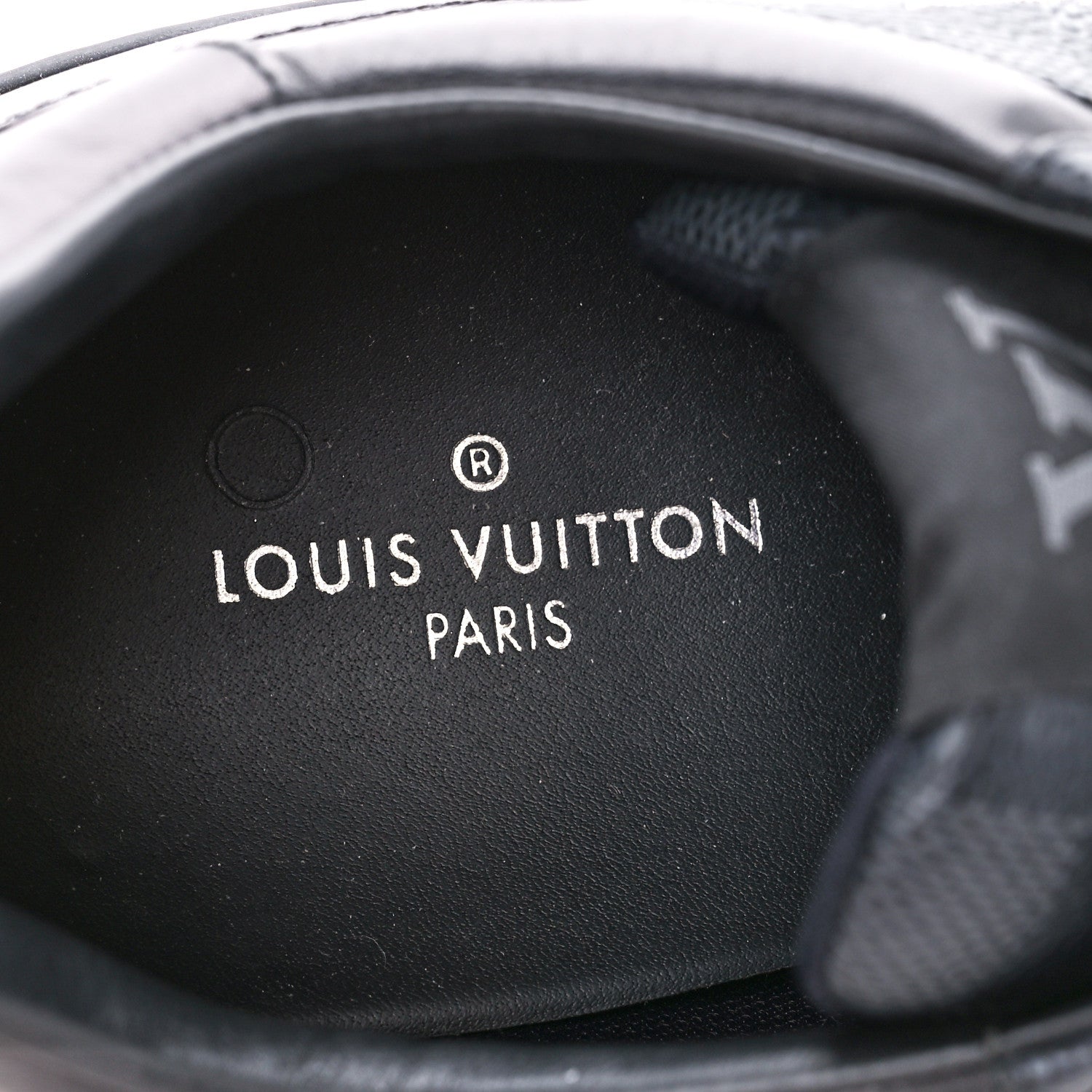 Louis Vuitton Calfskin Damier Graphite Harlem Sneakers 8.5 Black 7 of 8