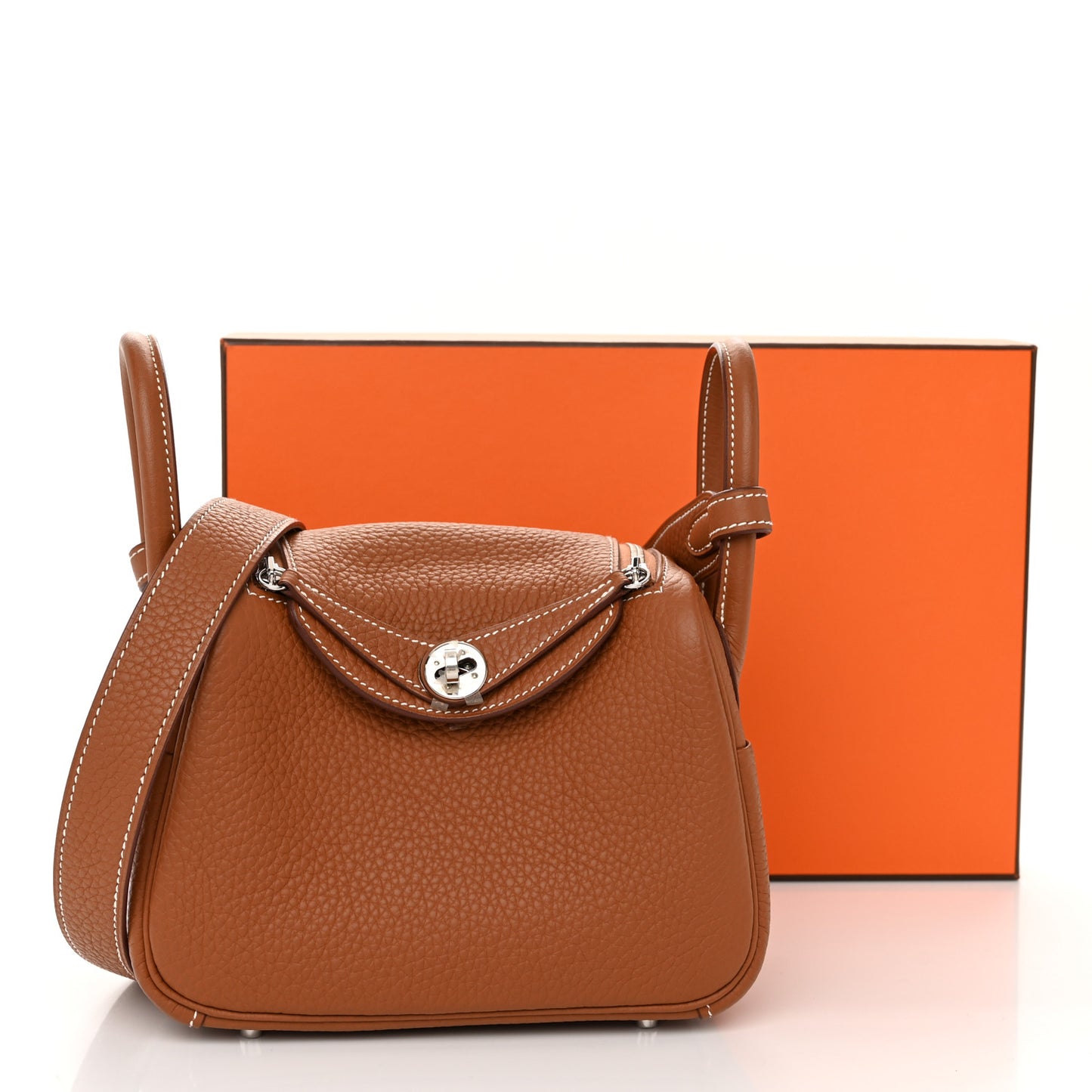 Taurillon Clemence Mini Lindy 20 Gold