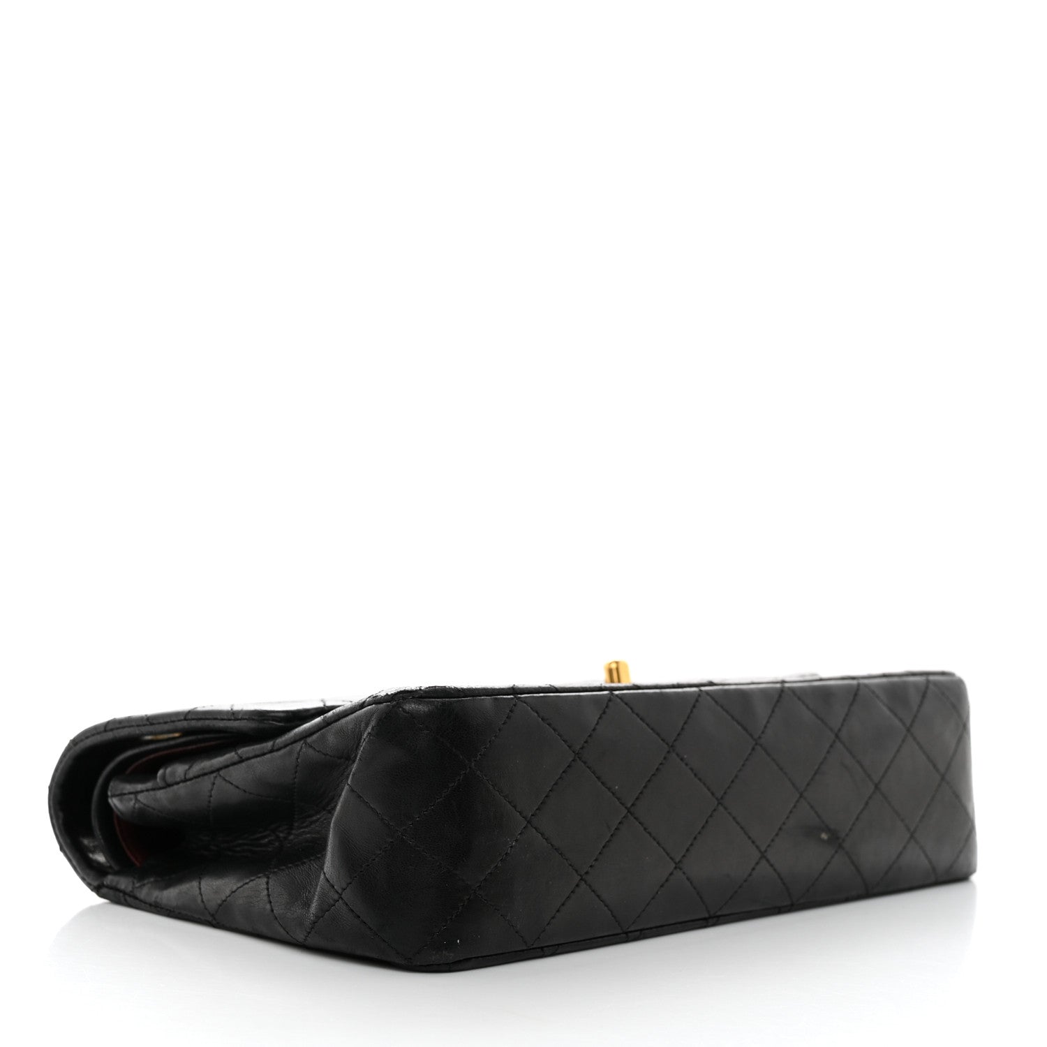 Chanel Lambskin Quilted Medium Double Flap Black 4 of 14