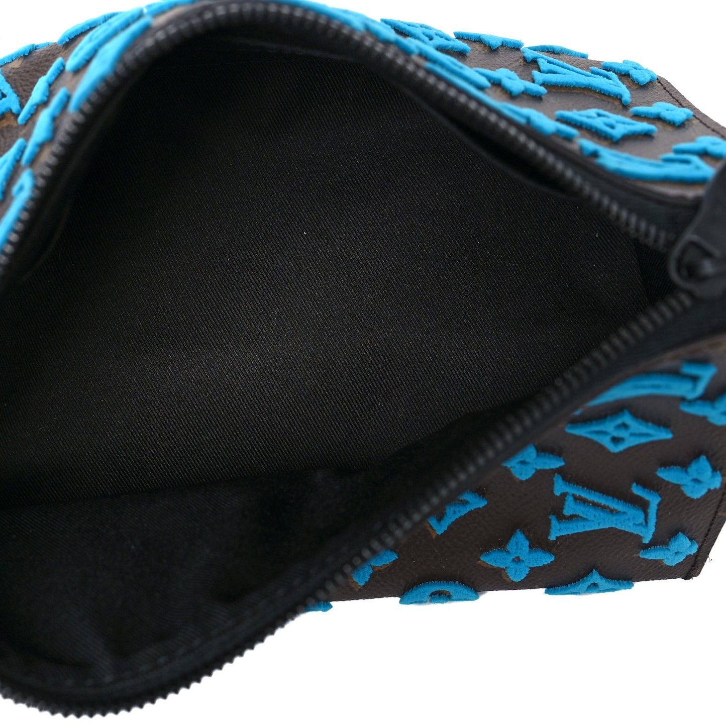 Monogram Tuffetage Triangle Messenger Turquoise