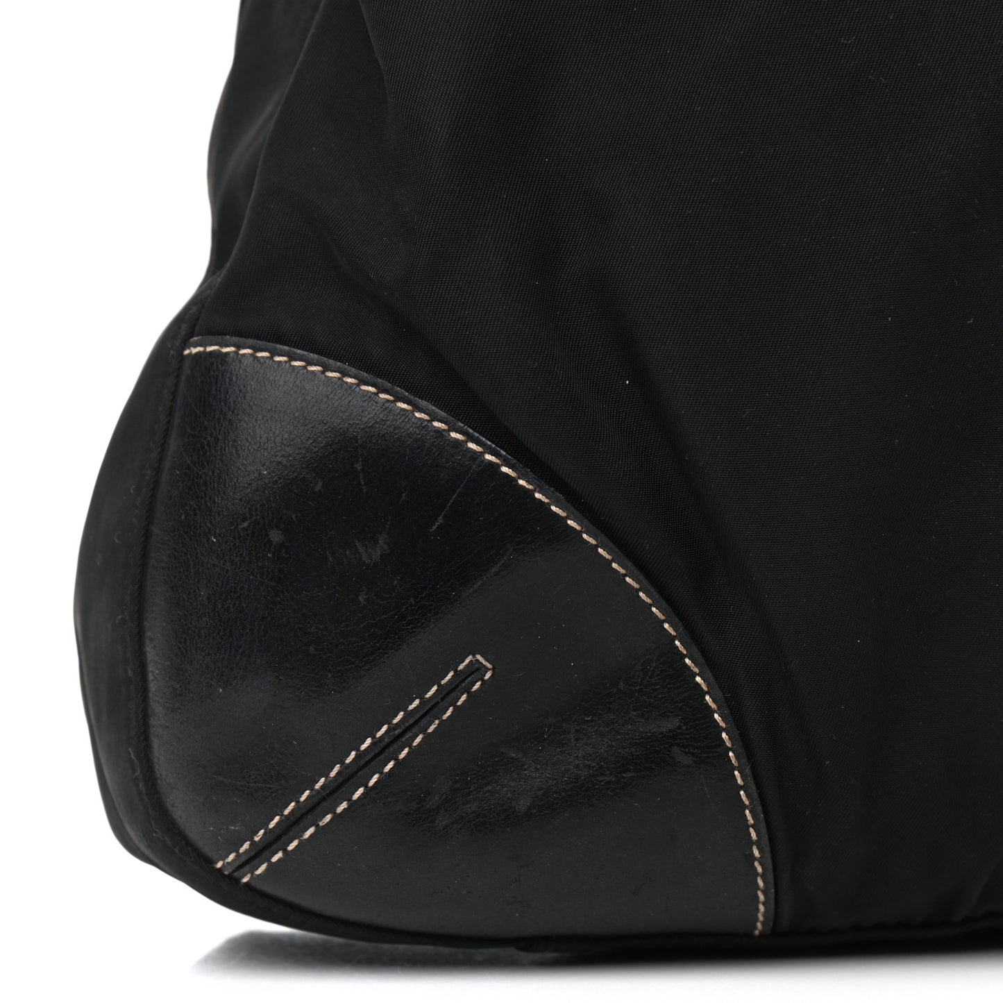Tessuto Nylon Soft Calf Tote Black
