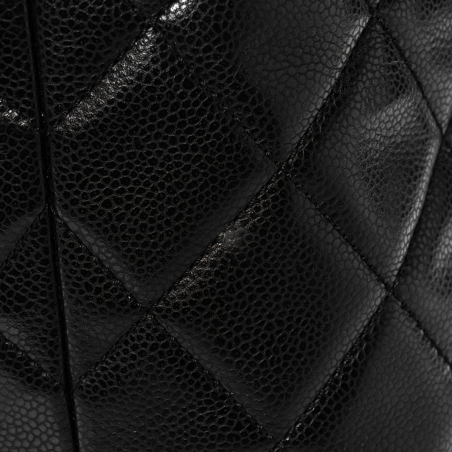 Caviar Quilted CC Timeless Soft Tote Black