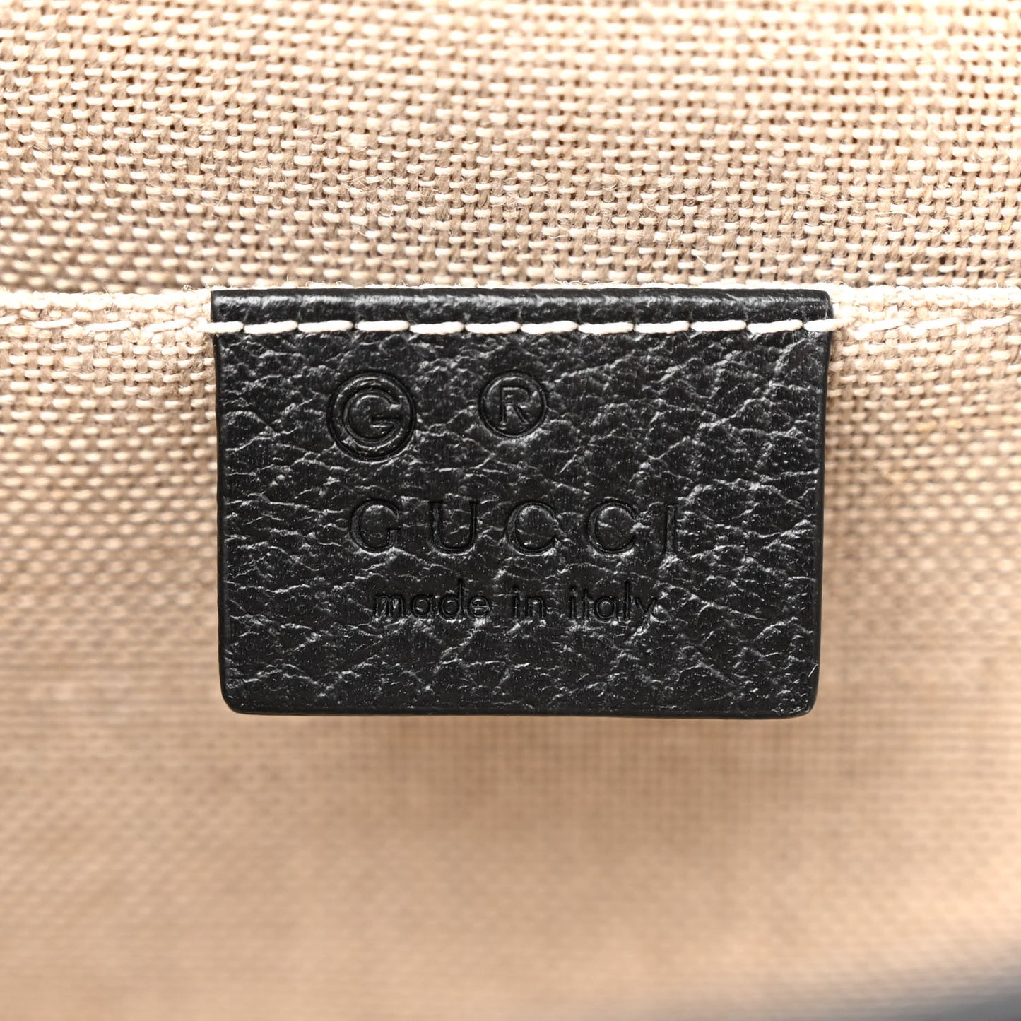 Dollar Calfskin Small Interlocking G Shoulder Bag Black