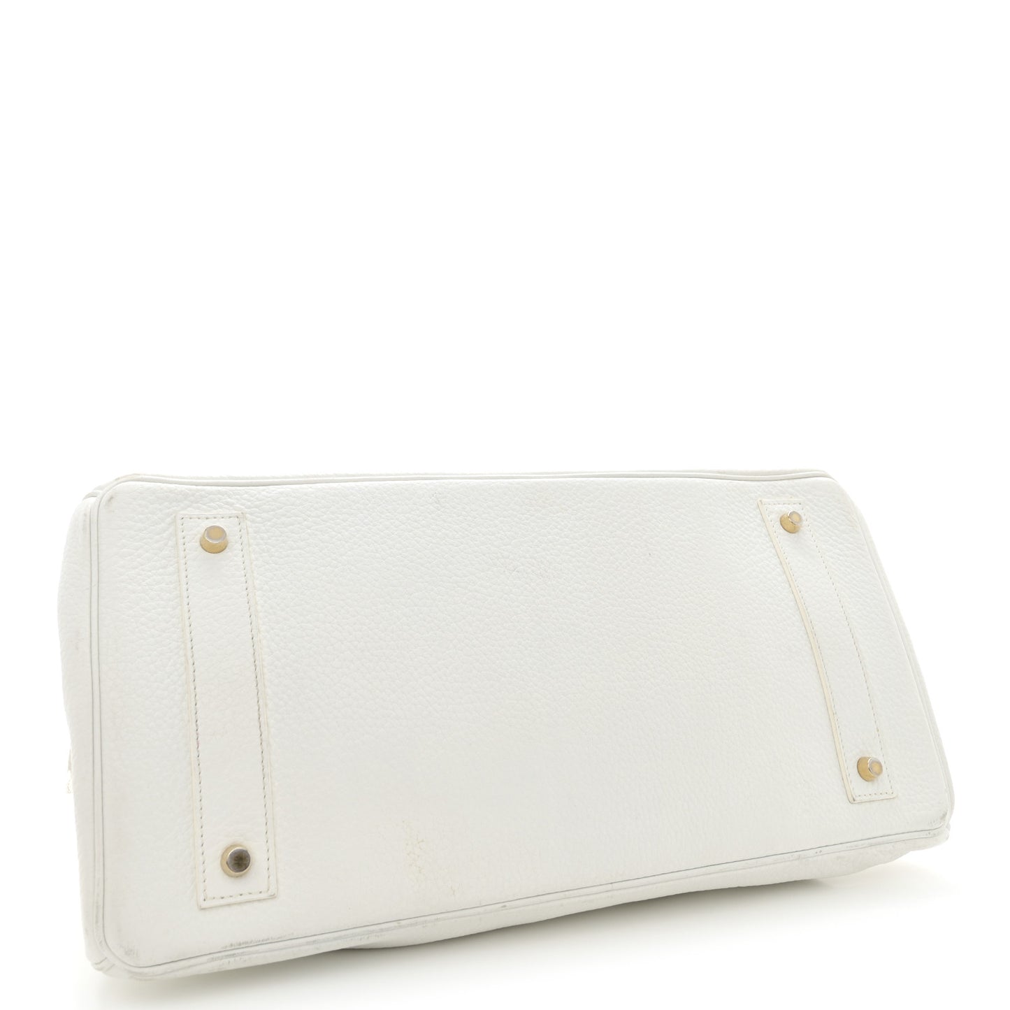 Taurillon Clemence JPG Birkin 42 White