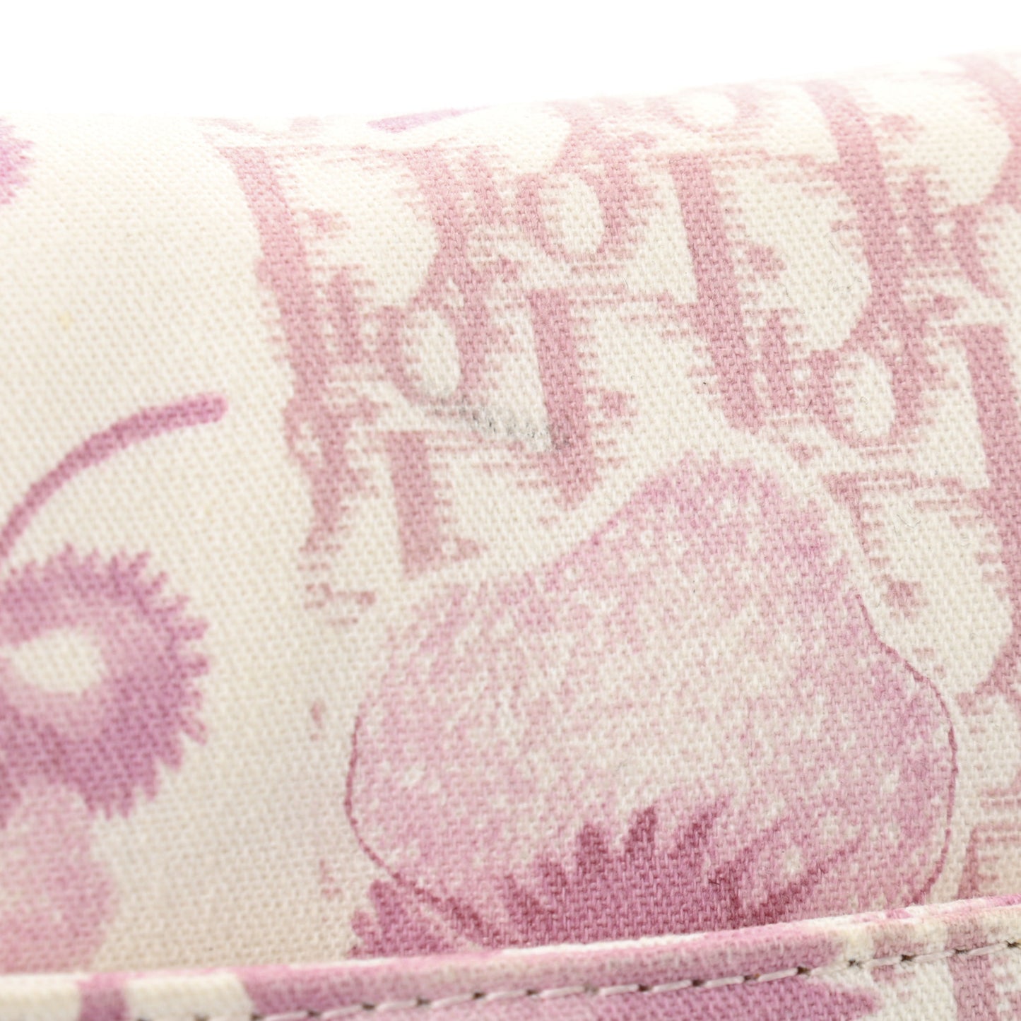 Monogram Floral Saddle Bag Pink