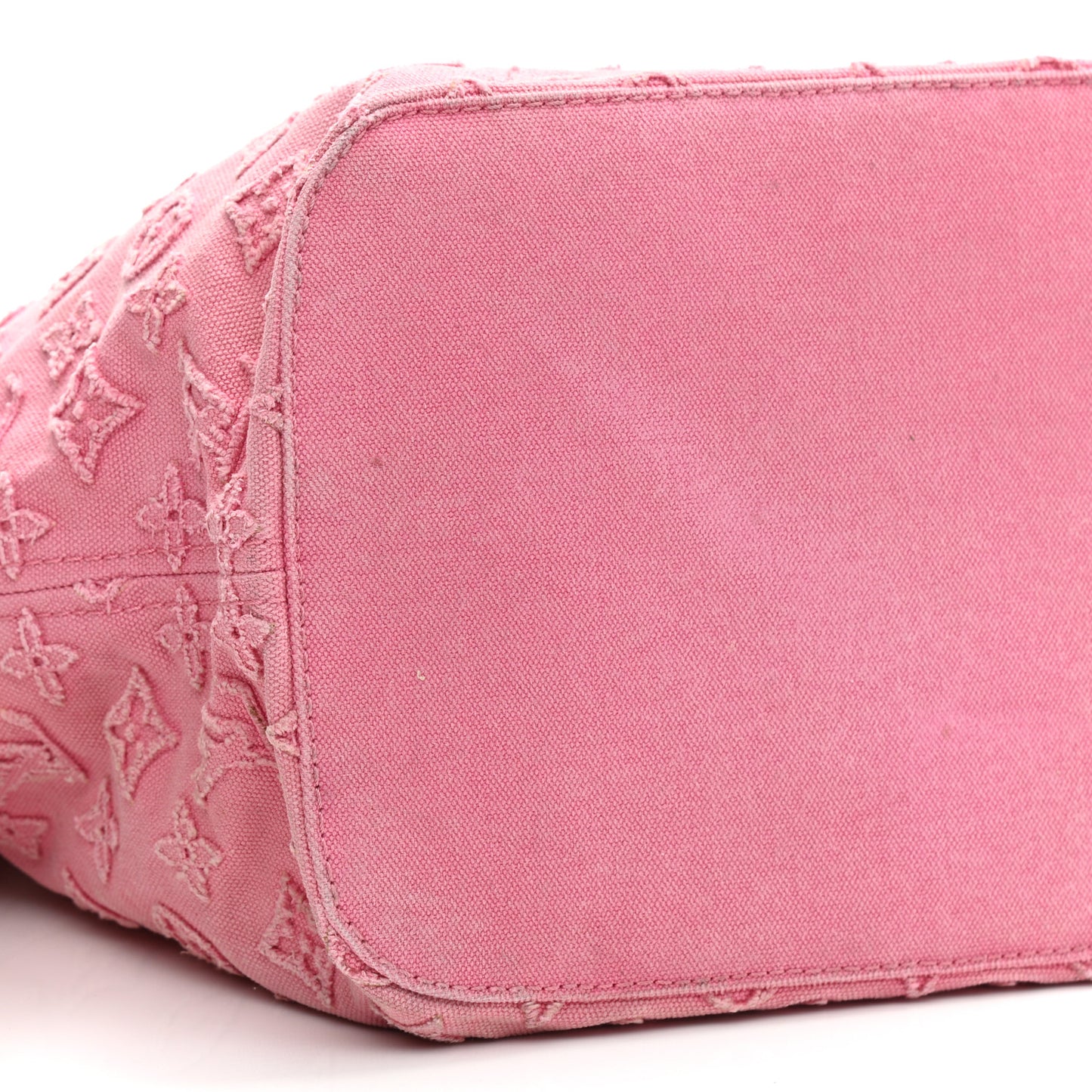 Monogram Denim Neverfull MM Rose