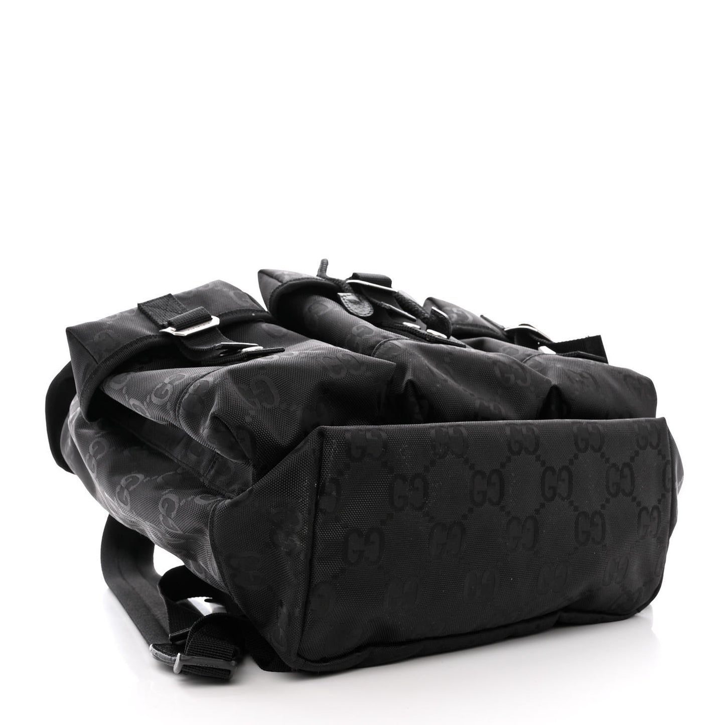 Econyl Nylon Monogram Off The Grid Utility Pocket Backpack Black