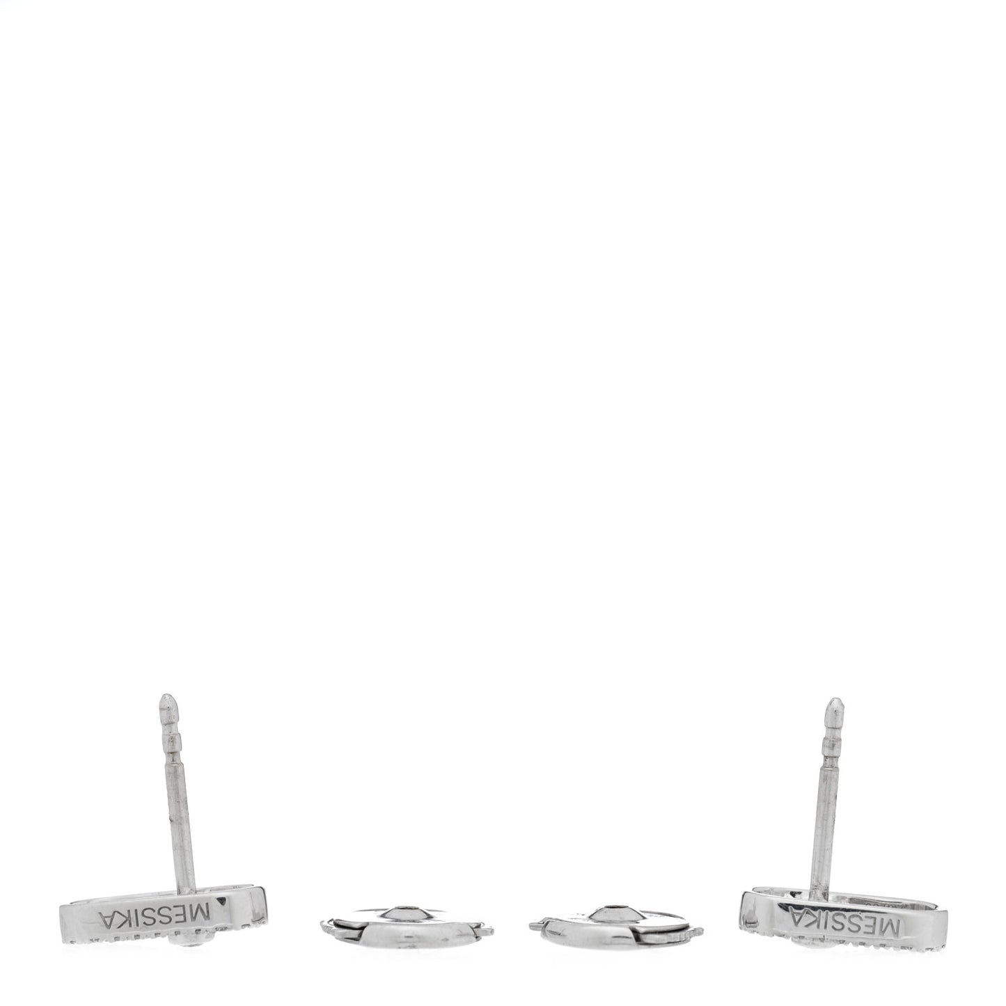 18K White Gold Diamond Move Uno Earrings