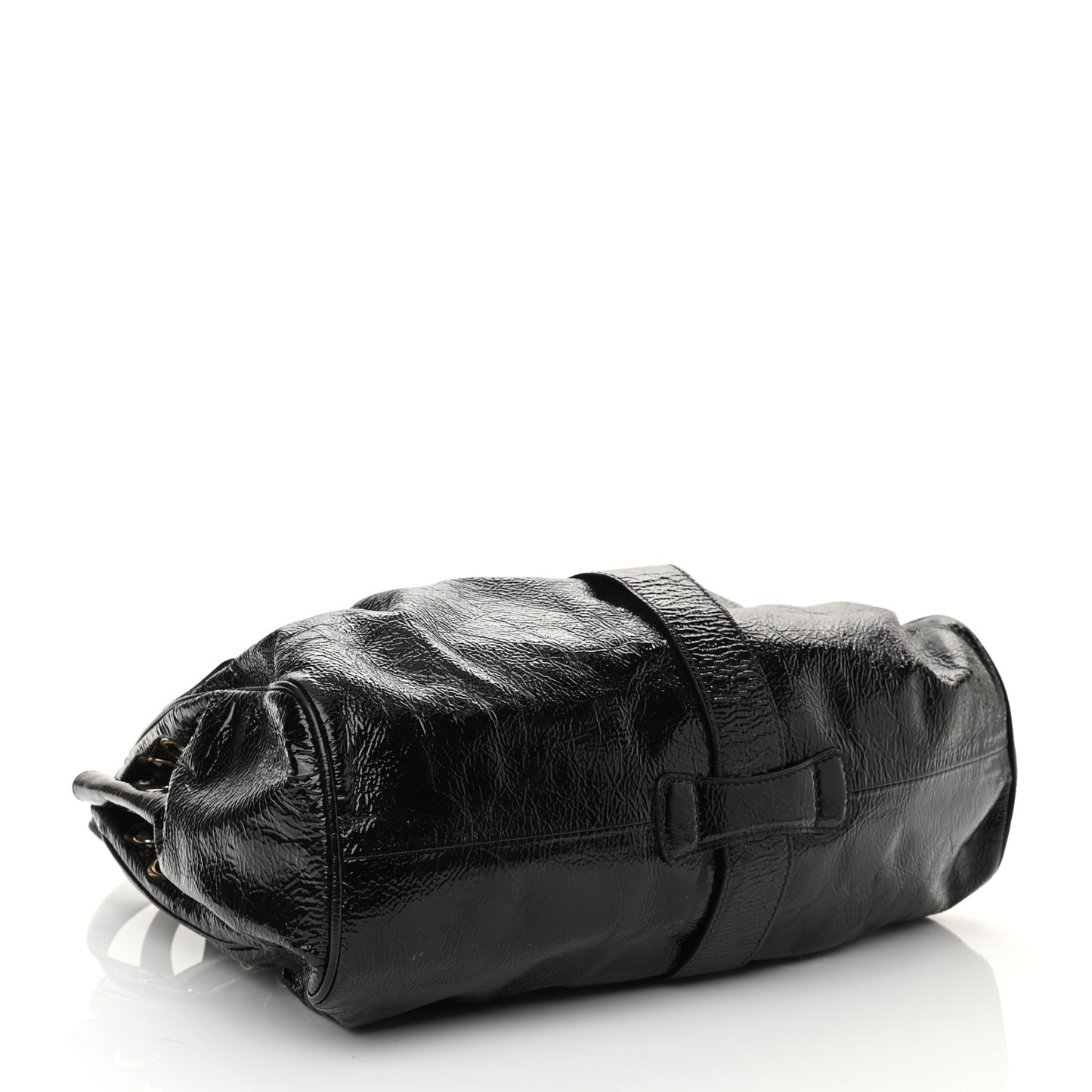 Crushed Patent Ramona Black