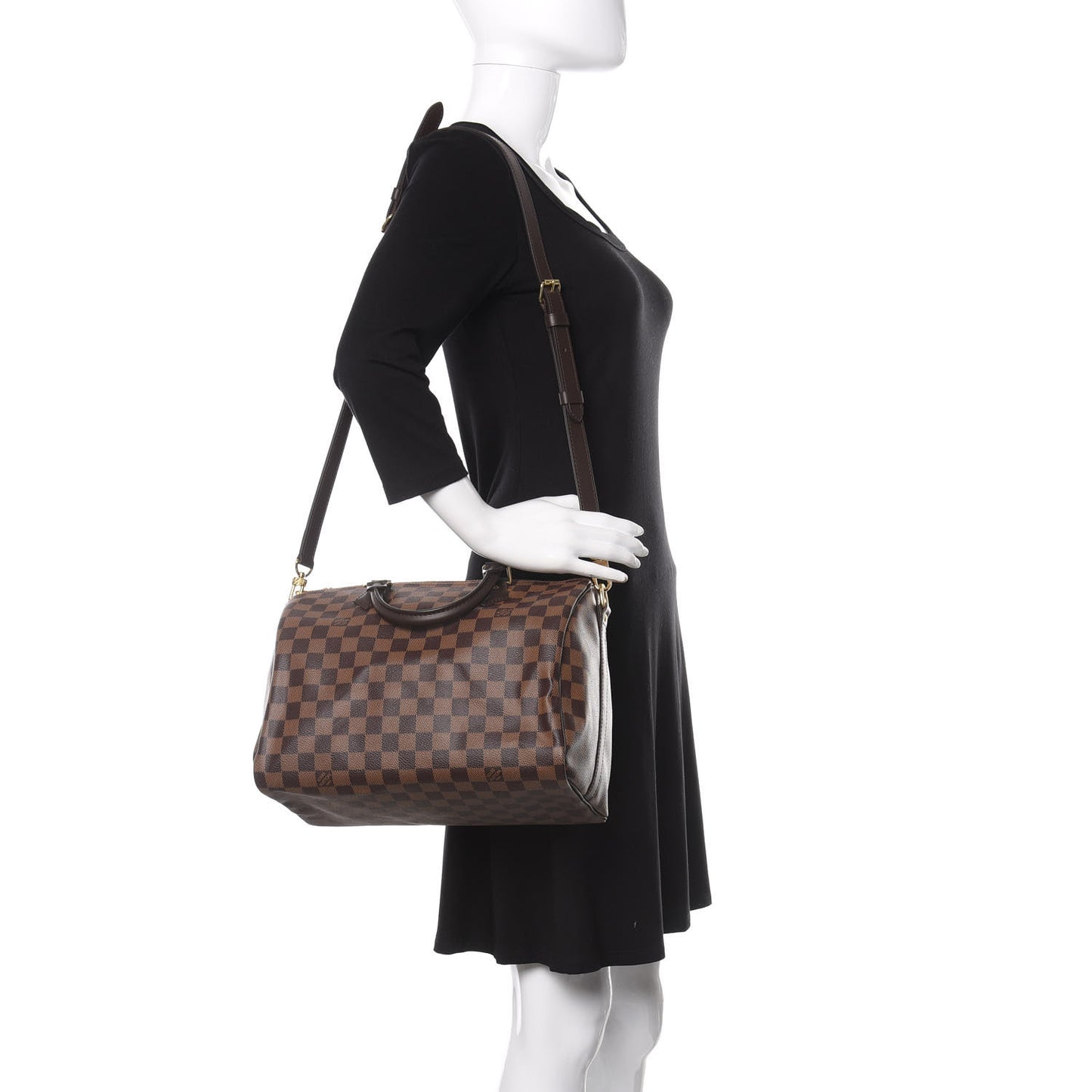 Damier Ebene Speedy Bandouliere 30