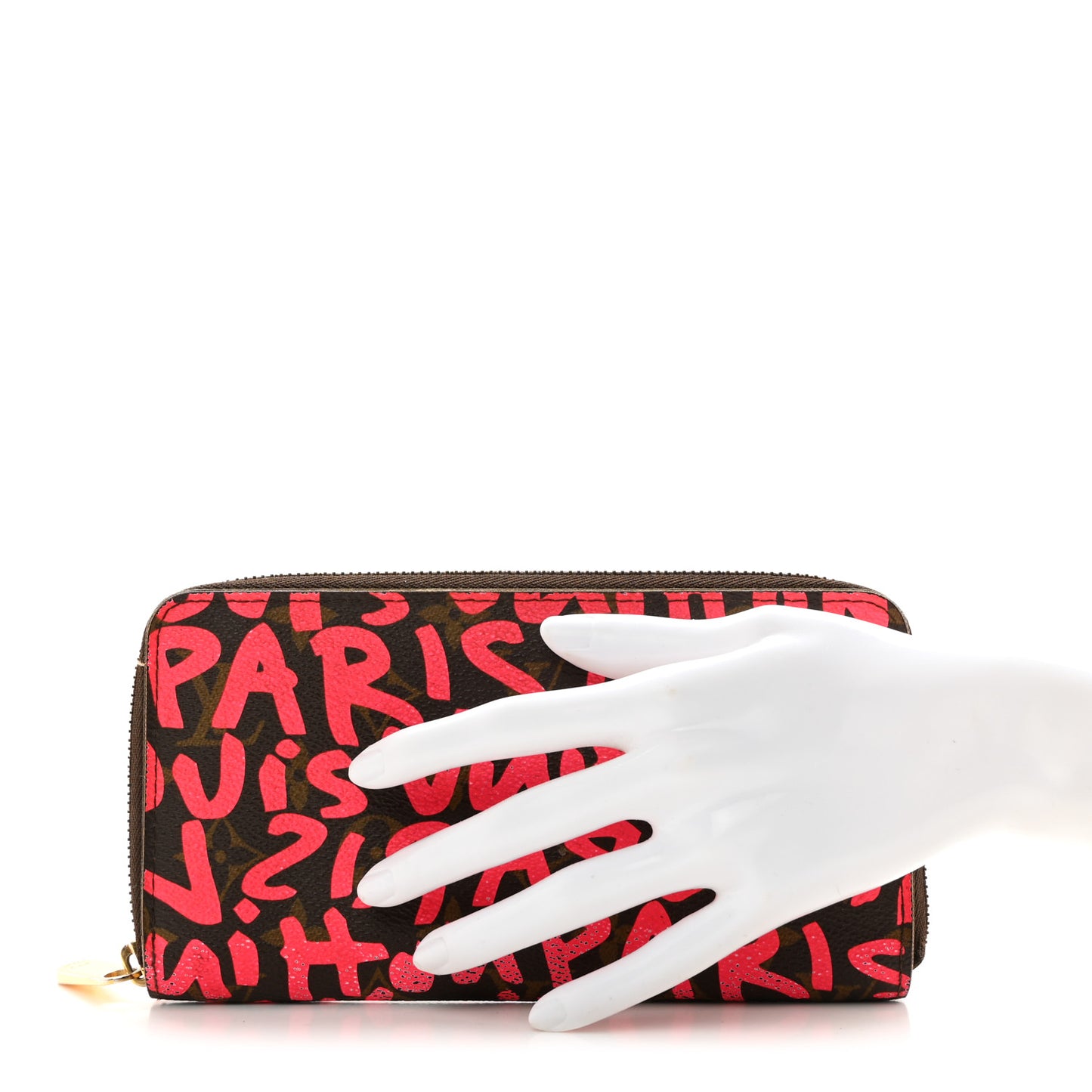 Monogram Graffiti Zippy Wallet Fuchsia